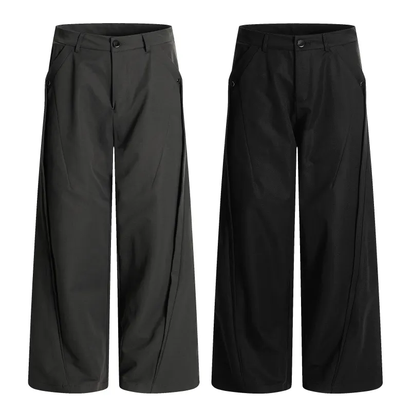 Omirad Structured Wide-Leg Trousers made by Omirad