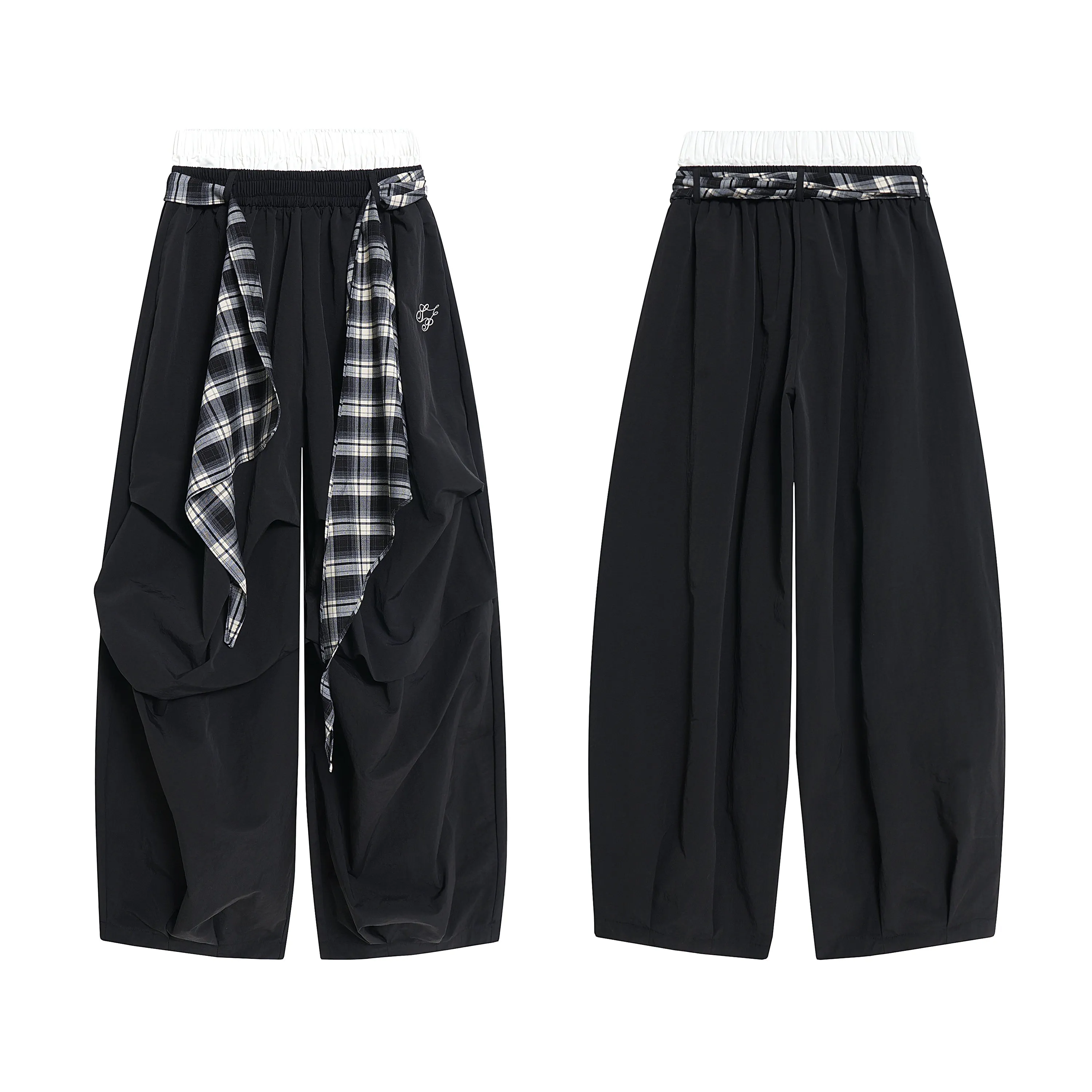 Omirad Layered Draped Nylon Pants sold by Omirad