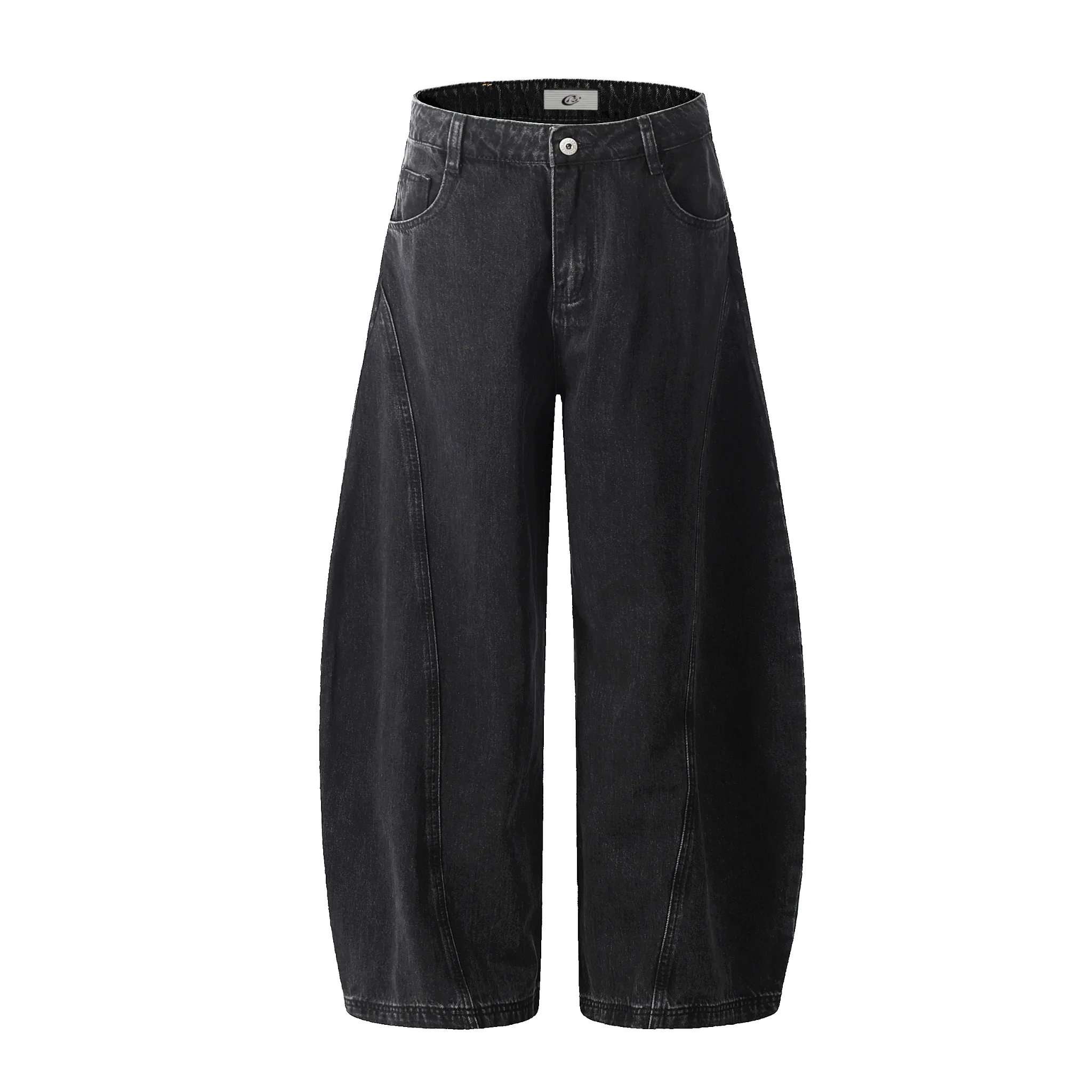 Omirad Wide-Leg Arc Denim Pants sold by Omirad product image thumbnail 2
