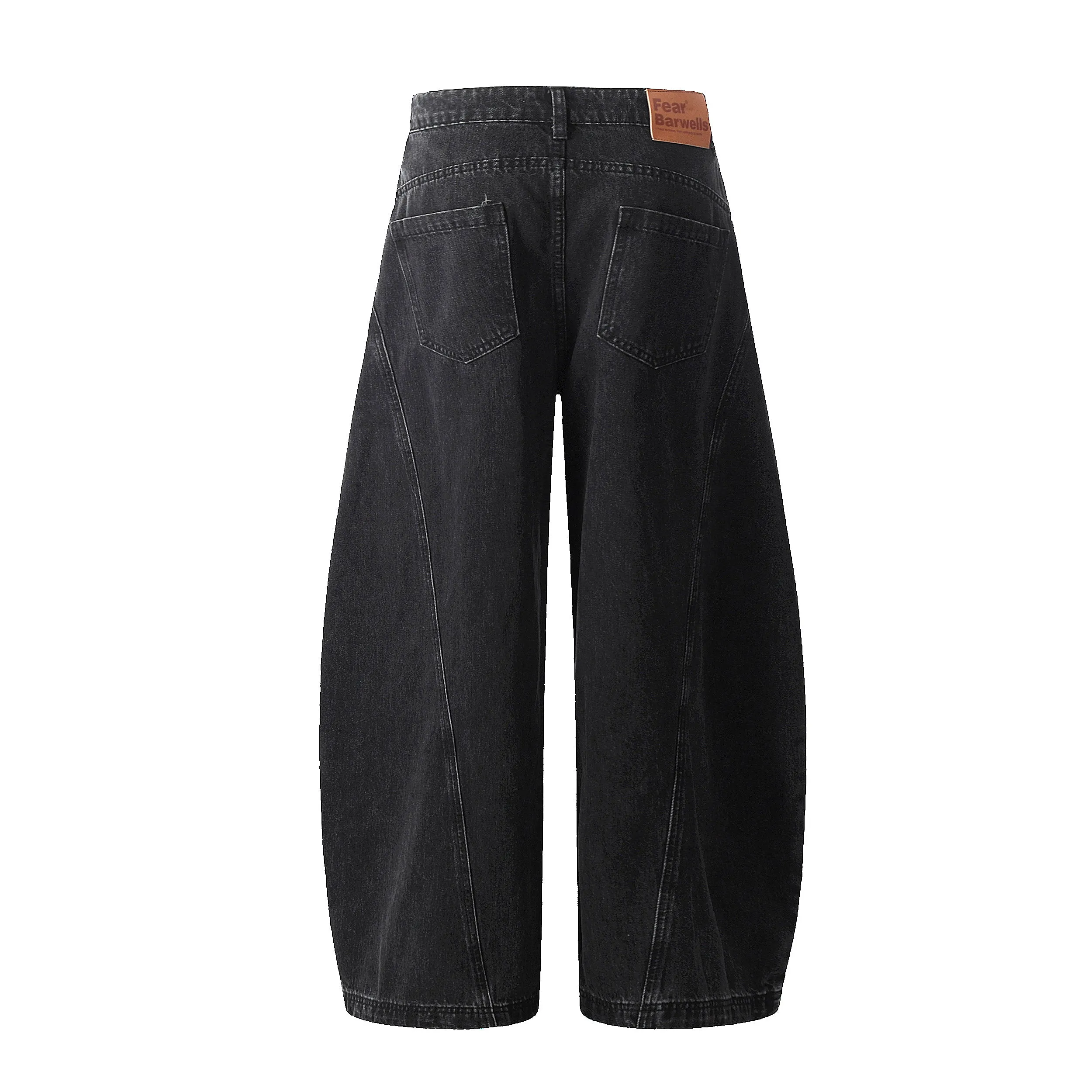 Omirad Wide-Leg Arc Denim Pants sold by Omirad product image thumbnail 4