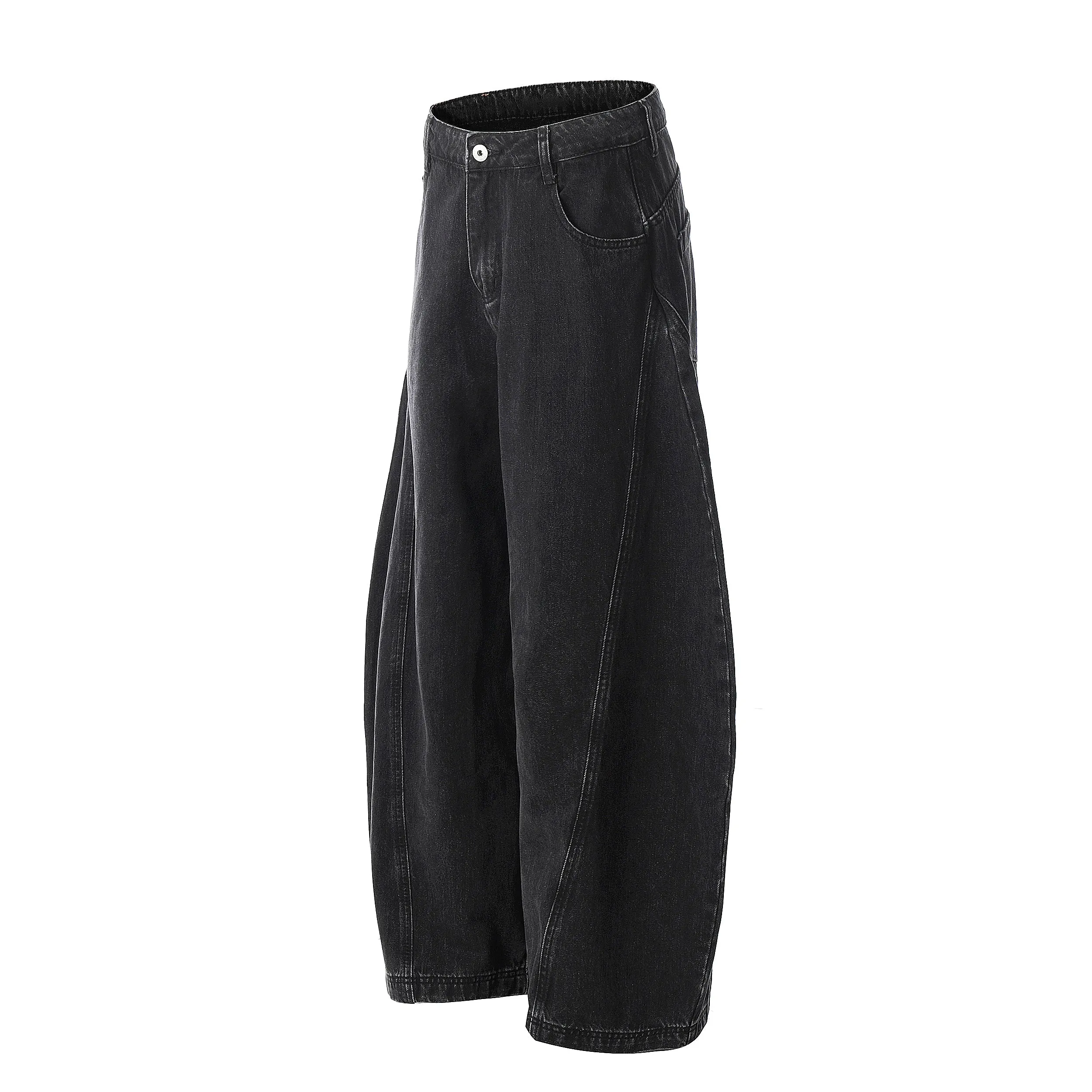Omirad Wide-Leg Arc Denim Pants sold by Omirad product image thumbnail 3