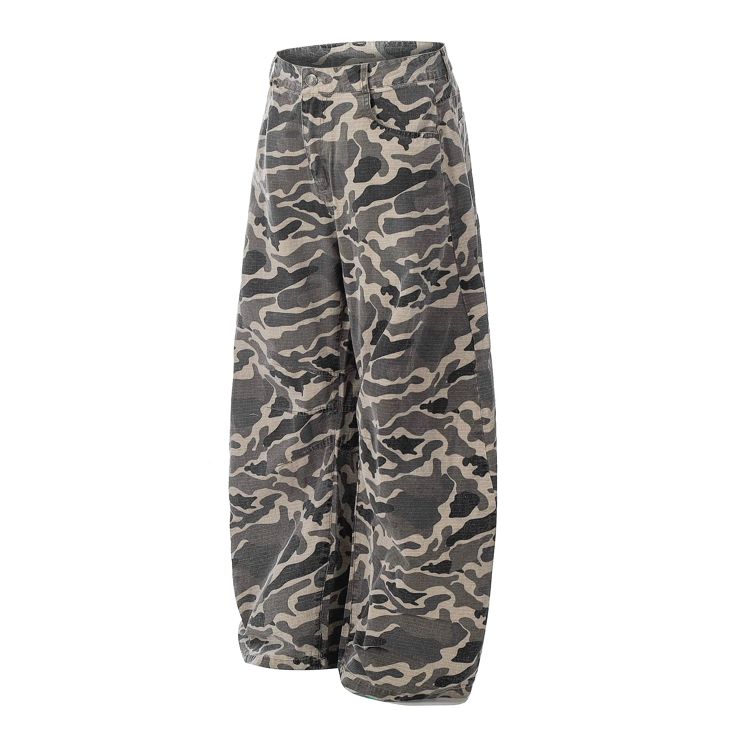 Omirad Grey Camo Barrel Pants sold by Omirad product image thumbnail 3