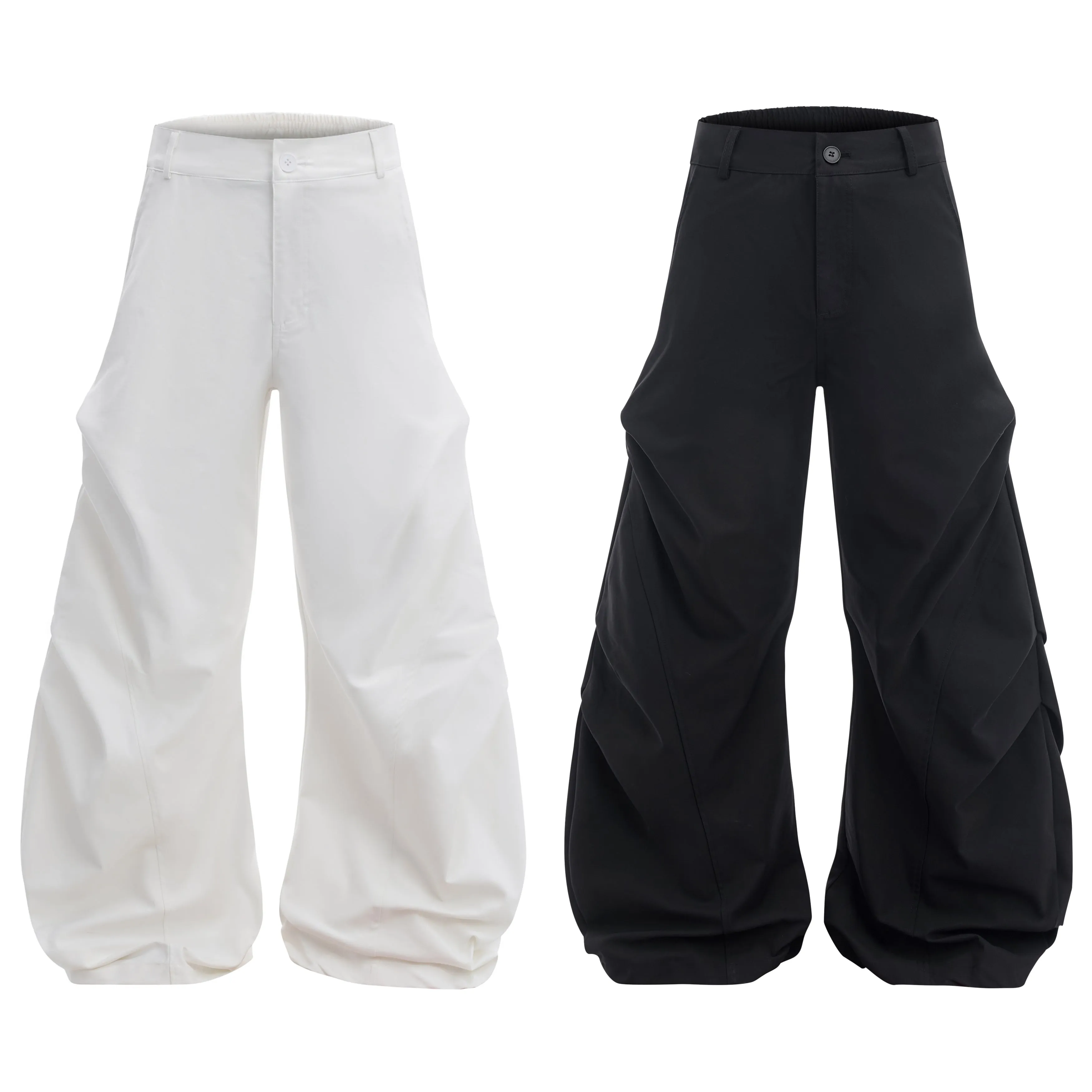 Omirad Sculpted Pleat Tech Wide Pants sold by Omirad product image thumbnail 2