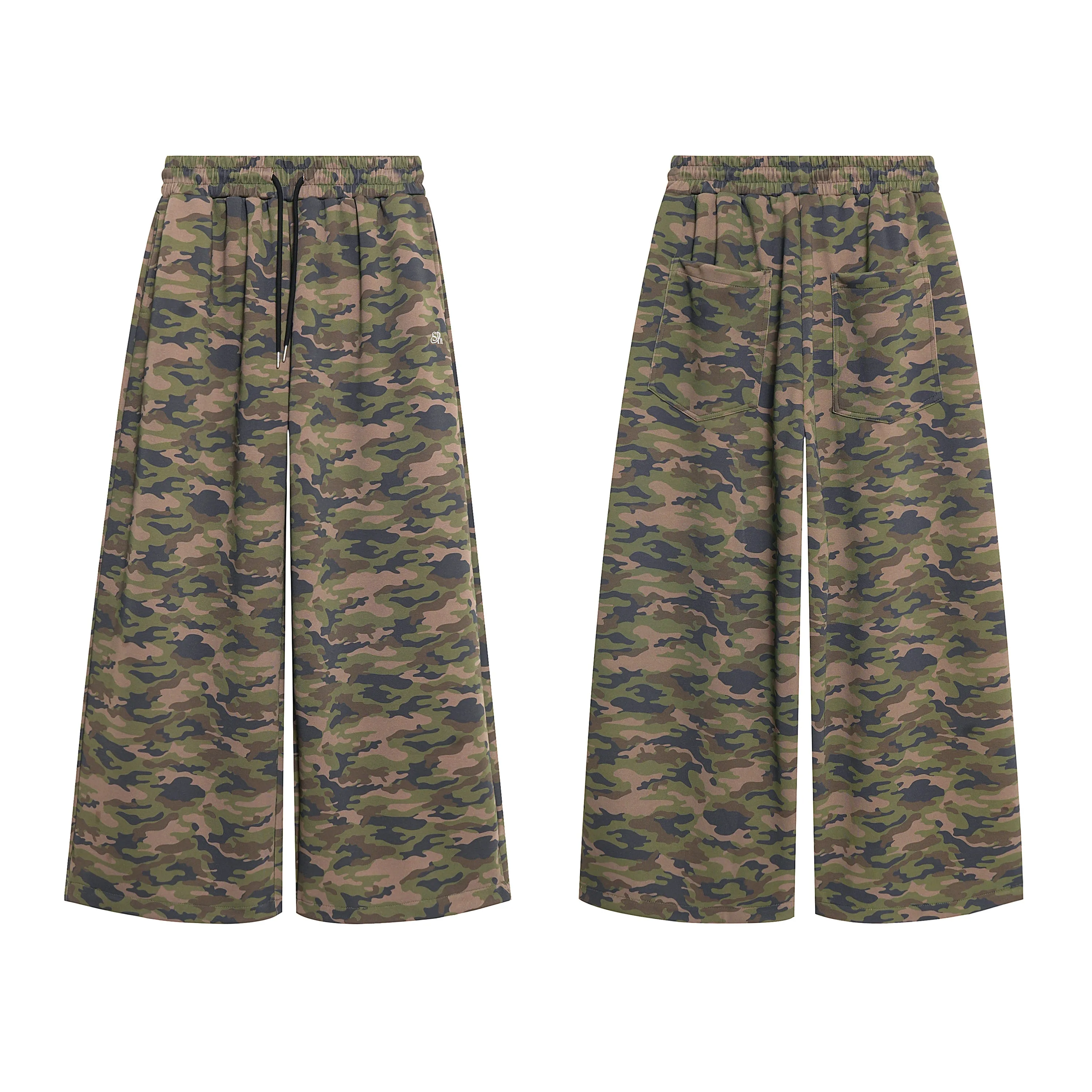 Omirad Camo Wide-Leg Lounge Pants sold by Omirad