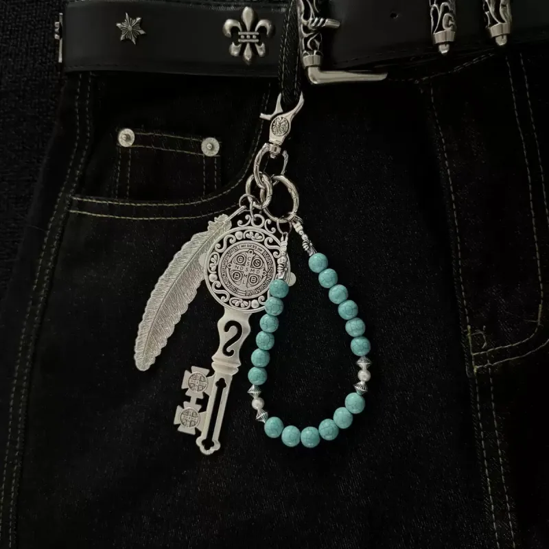Niche Original Beaded Keychain made by Omirad