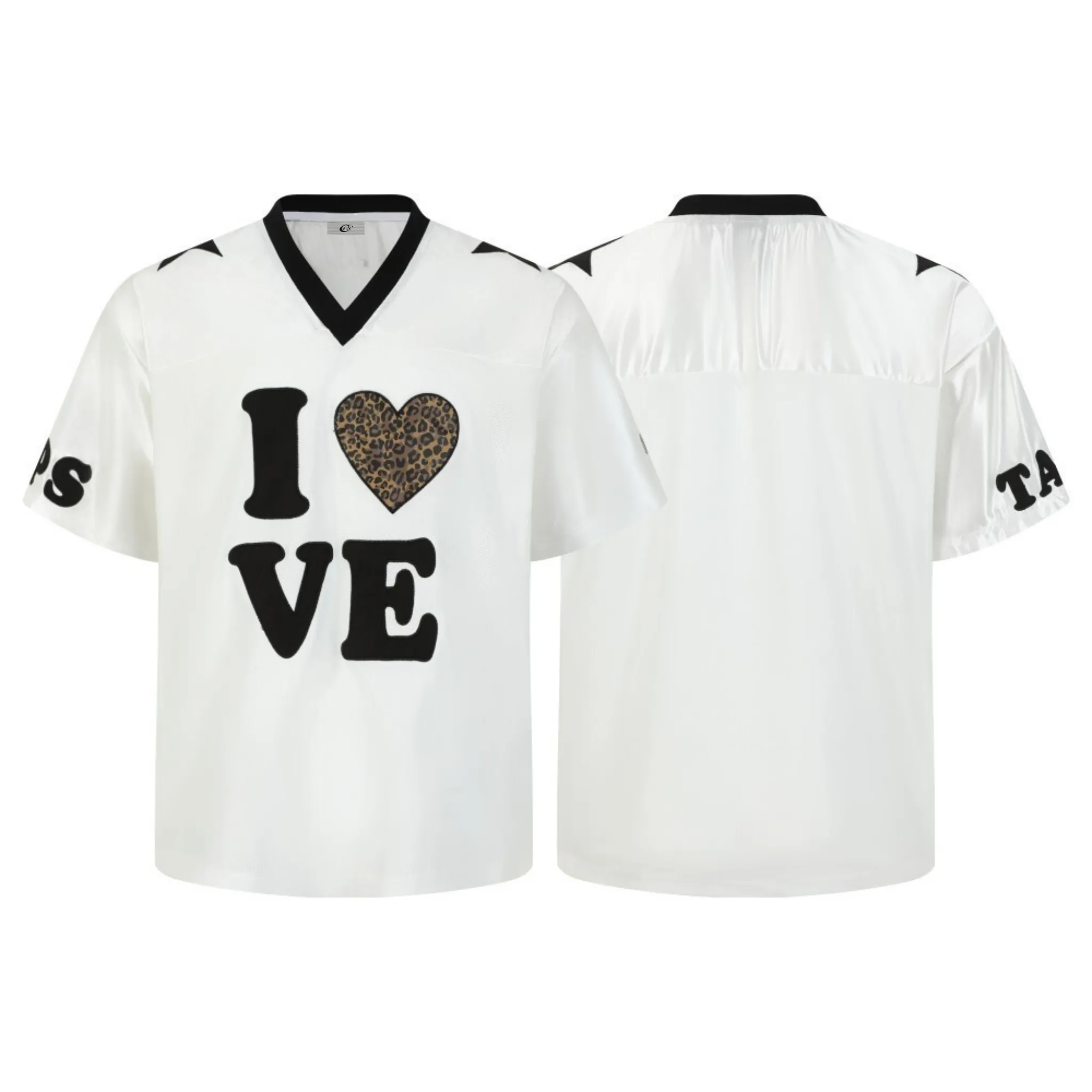 Omirad Leopard Heart Varsity Mesh Jersey sold by Omirad product image thumbnail 4