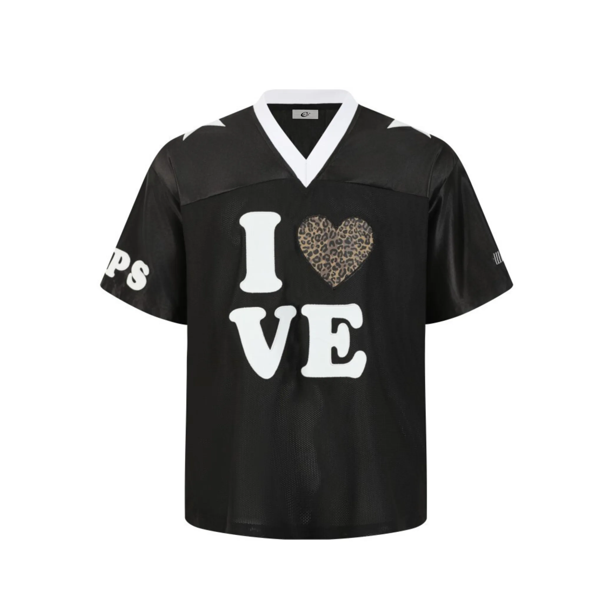 Omirad Leopard Heart Varsity Mesh Jersey sold by Omirad product image thumbnail 5
