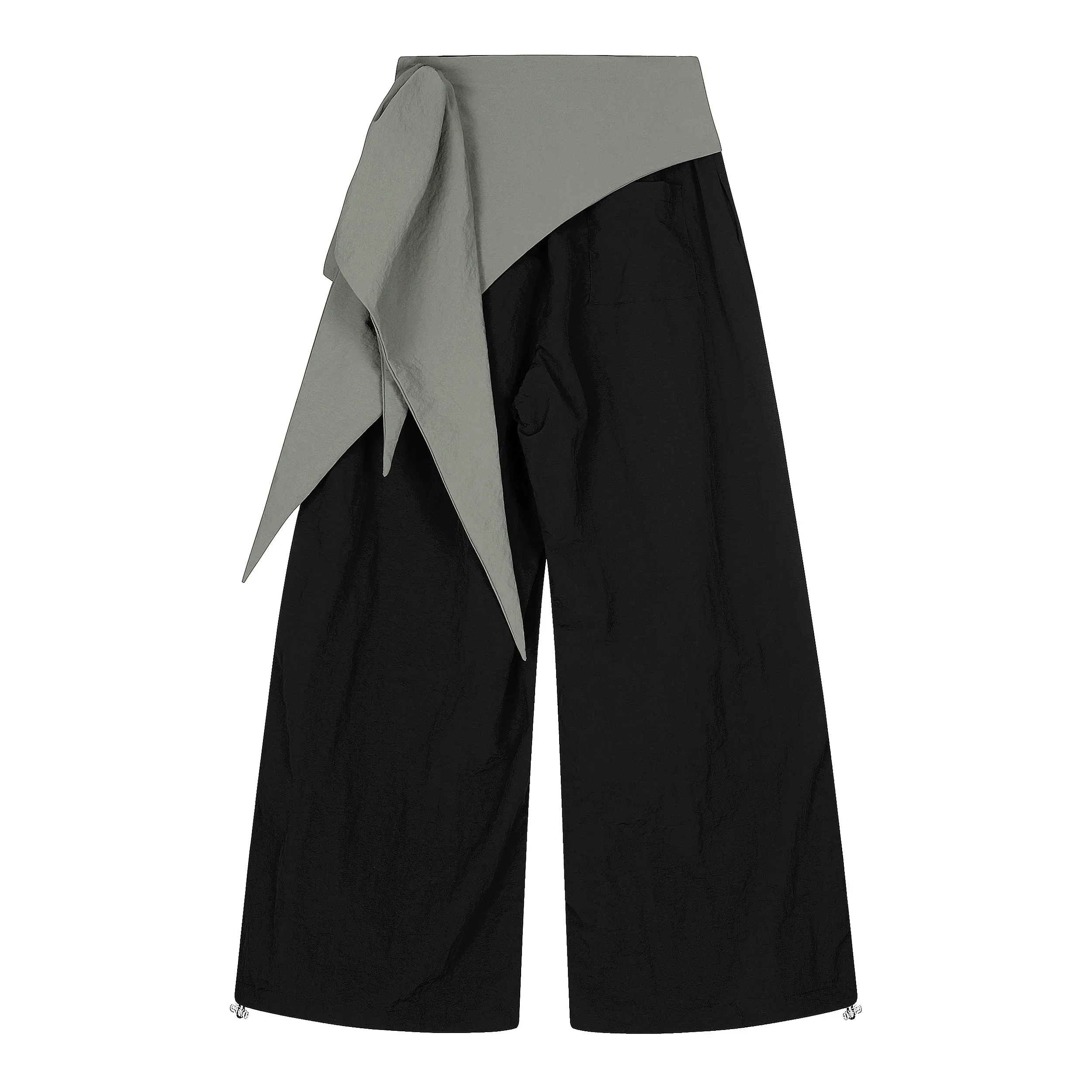 Omirad Draped Sash Wide-Leg Pants sold by Omirad product image thumbnail 5