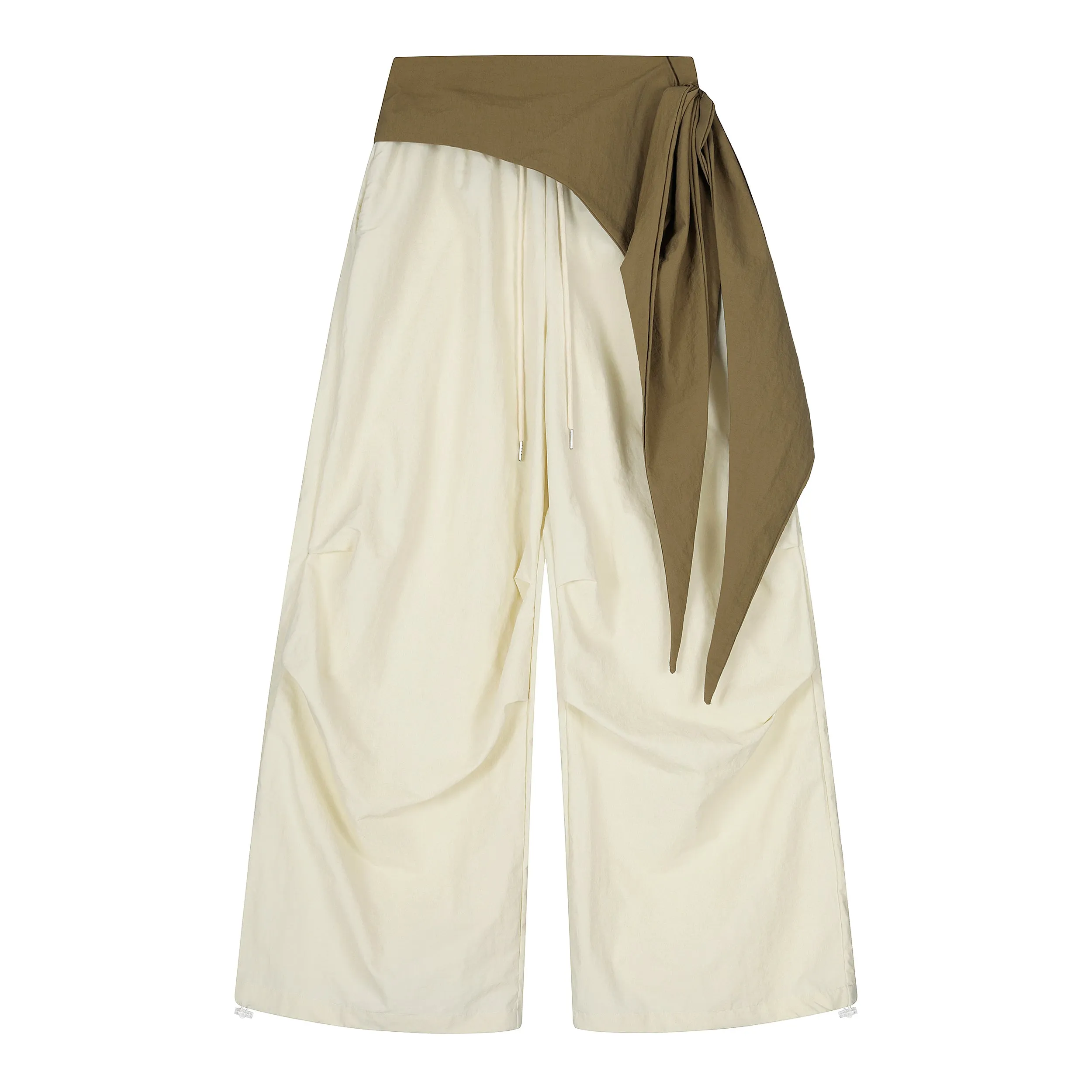 Omirad Draped Sash Wide-Leg Pants sold by Omirad product image thumbnail 2