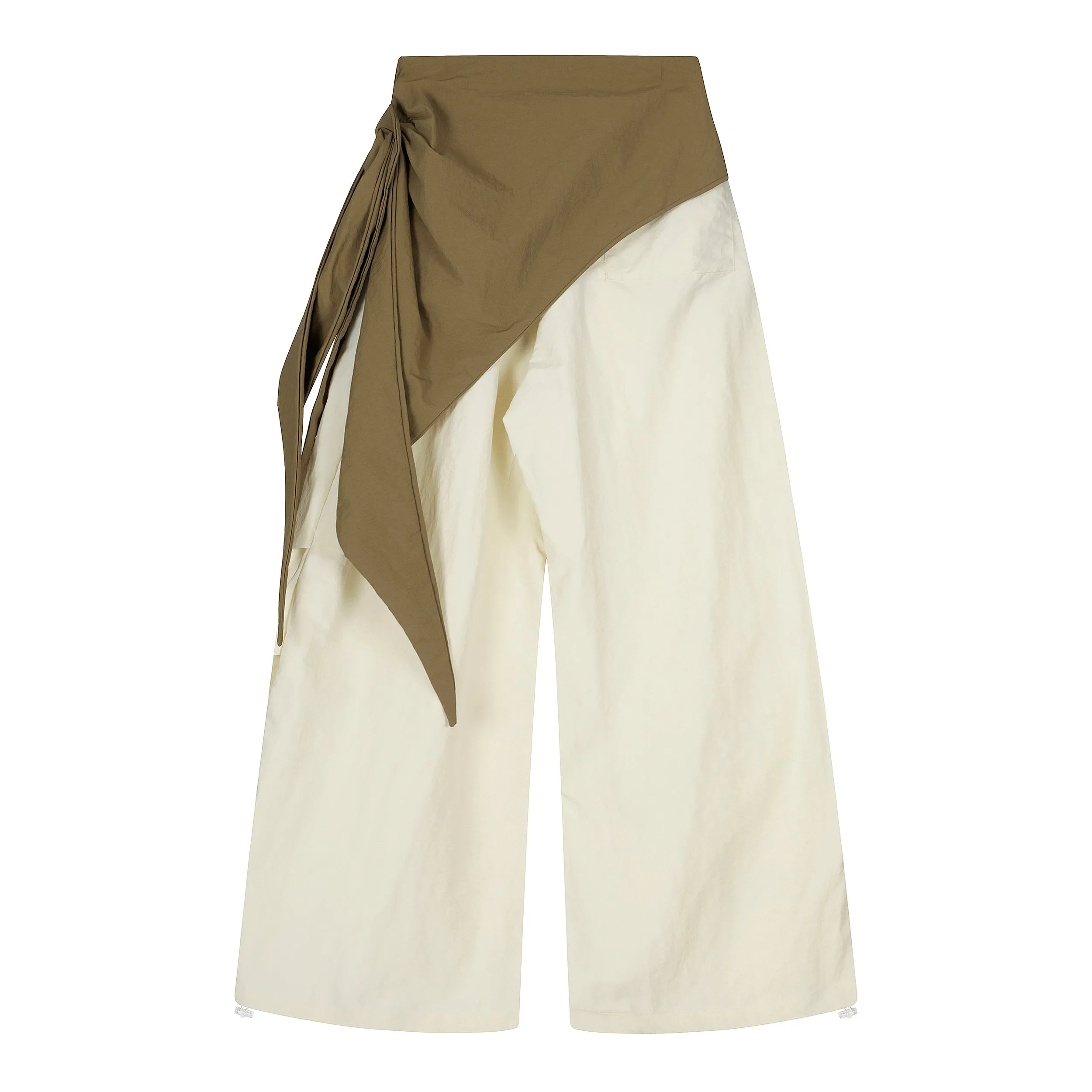 Omirad Draped Sash Wide-Leg Pants sold by Omirad product image thumbnail 3