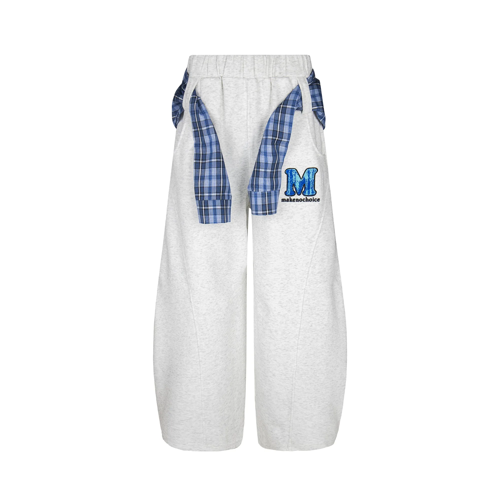 Omirad Plaid-Tied Relaxed Sweatpants sold by Omirad product image thumbnail 3
