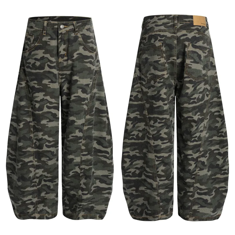 Omirad Camo Panel Balloon Pants made by Omirad