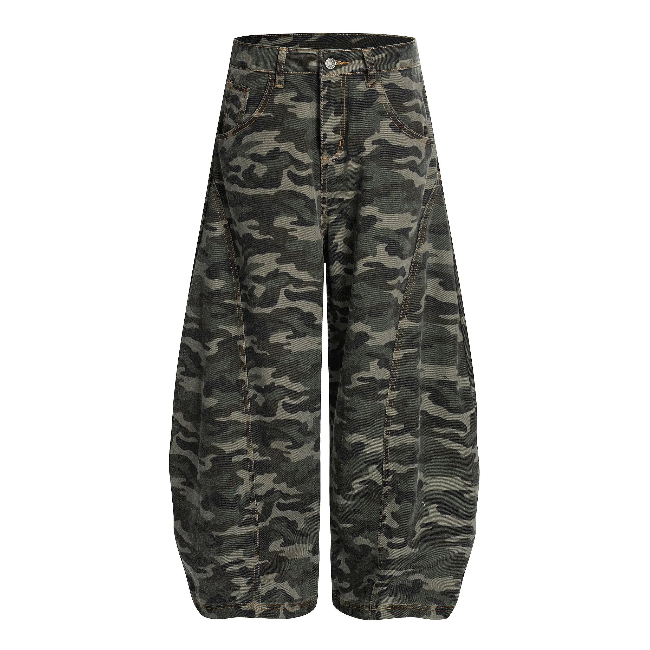 Omirad Camo Panel Balloon Pants sold by Omirad product image thumbnail 2