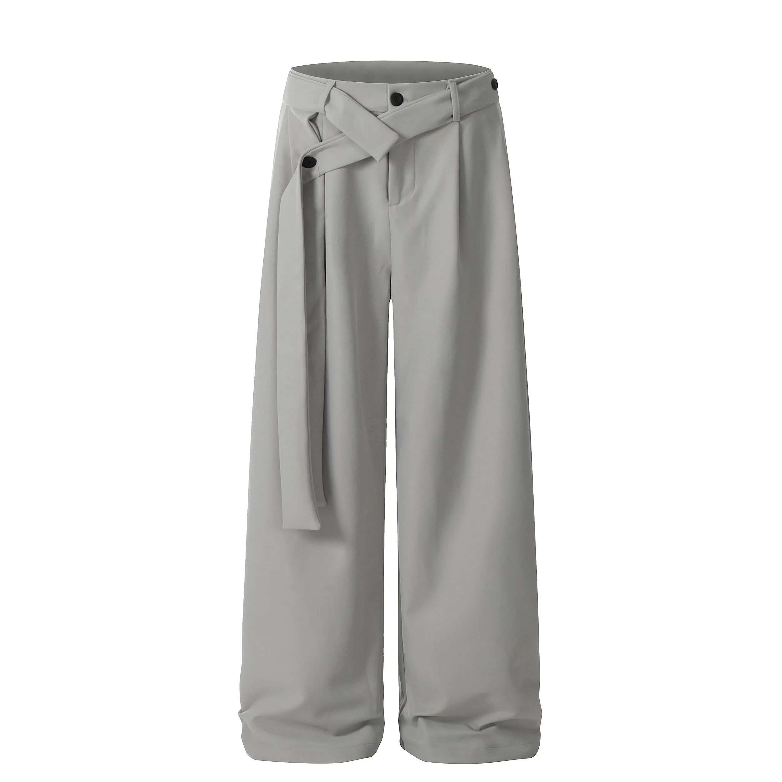 Omirad Wrap-Belt Wide-Leg Pants sold by Omirad product image thumbnail 2