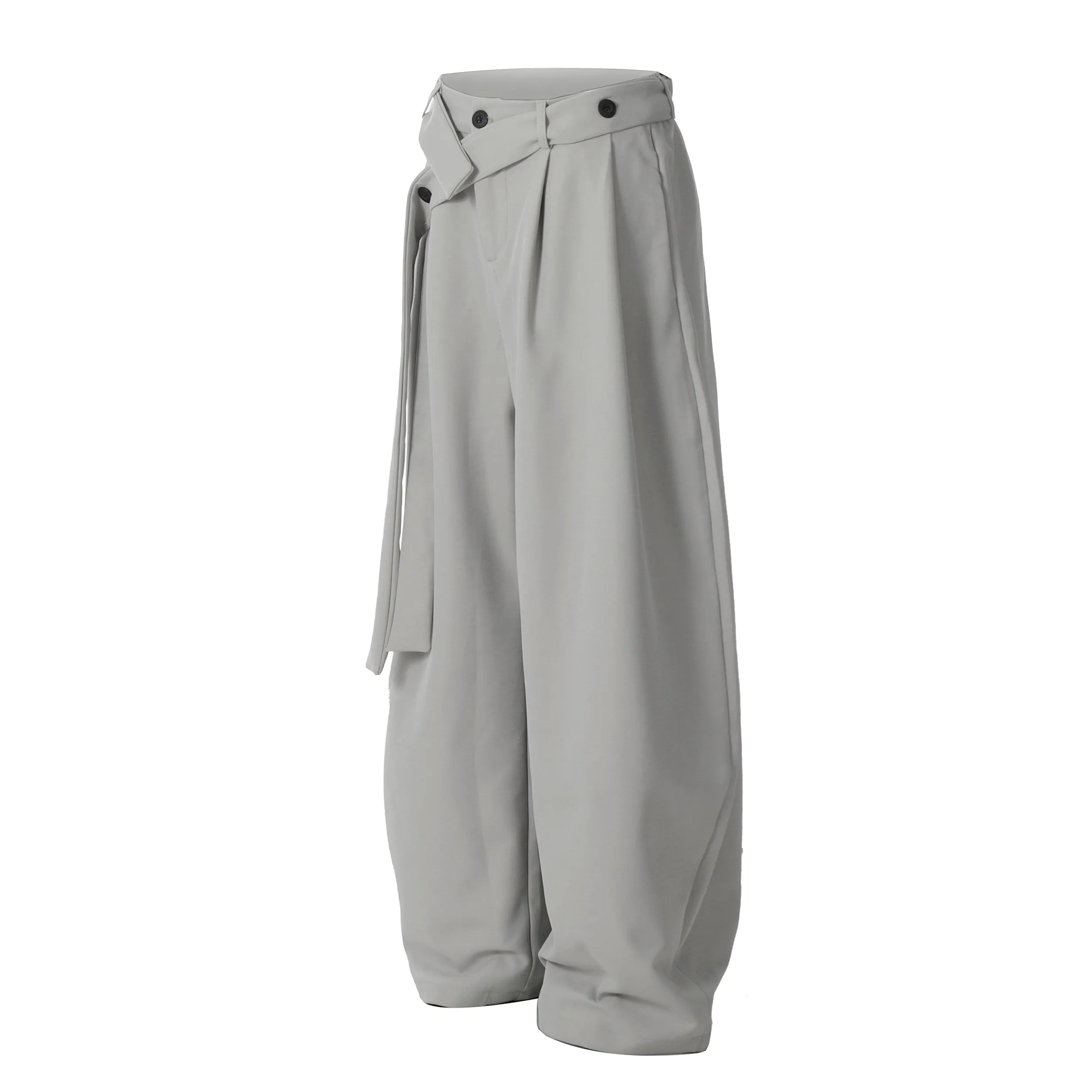 Omirad Wrap-Belt Wide-Leg Pants sold by Omirad product image thumbnail 3