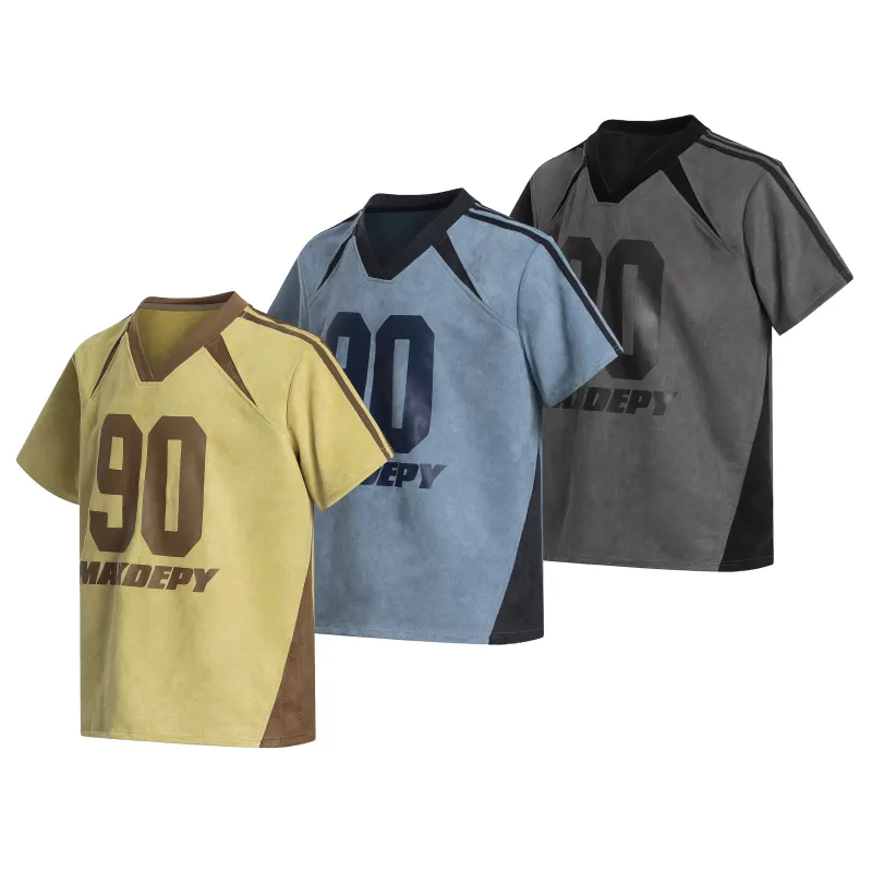 Omirad Colorblock Varsity Mesh Jersey Tee made by Omirad