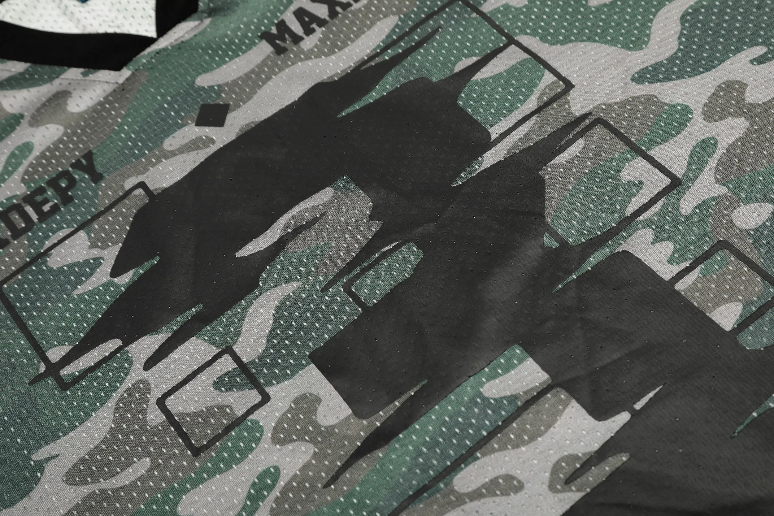 Omirad Camo Mesh Jersey Tee sold by Omirad product image thumbnail 3