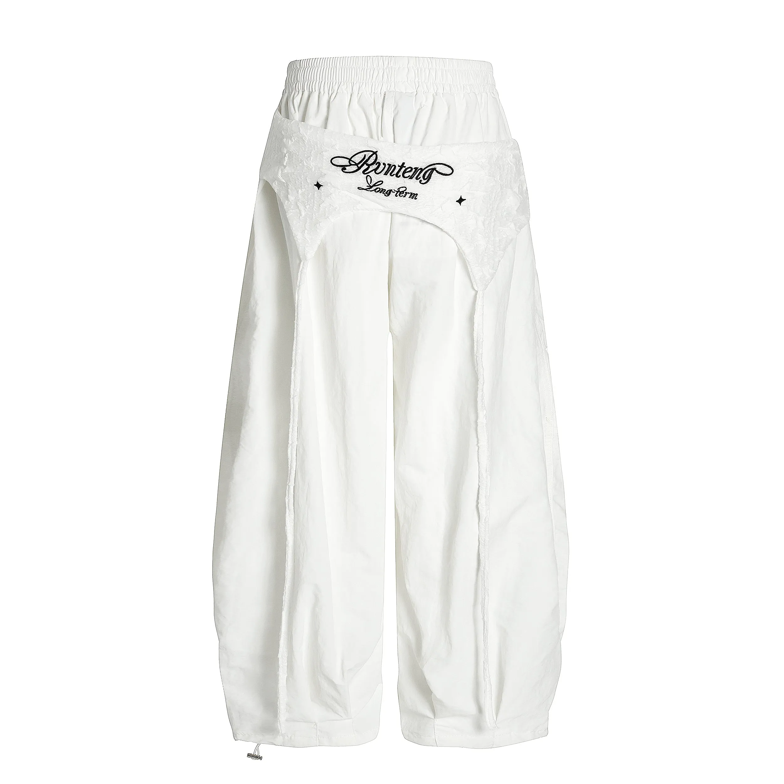 Omirad Layered Panel Nylon Wide-Leg Pants sold by Omirad product image thumbnail 4