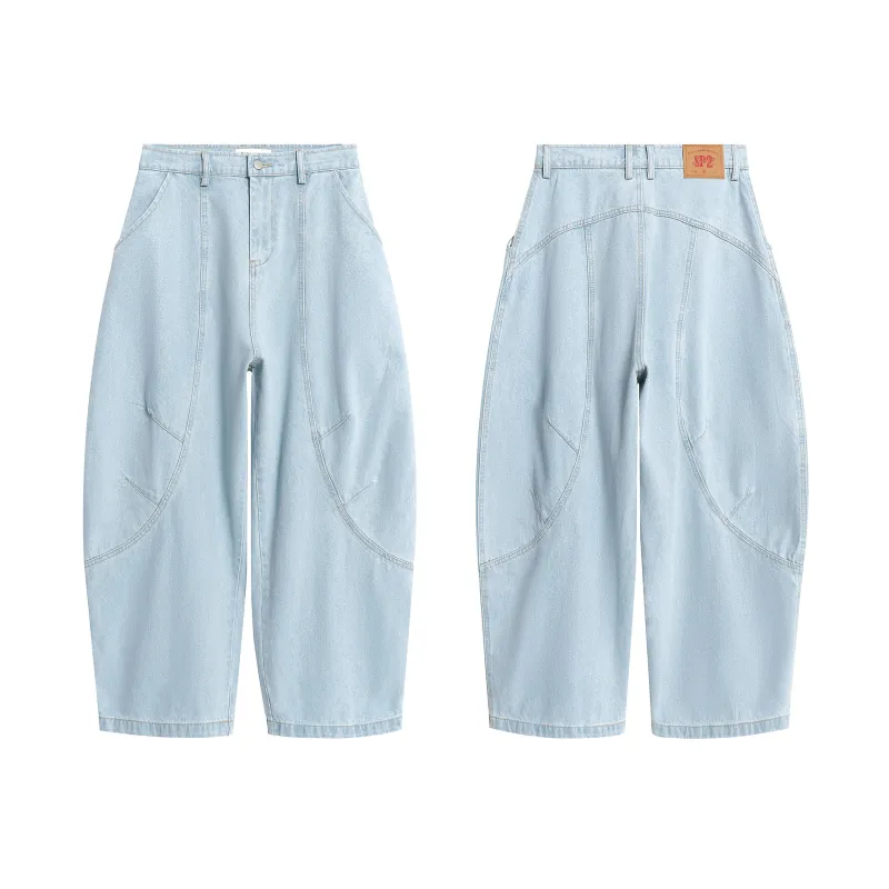 Omirad Panel Wide-Leg Cropped Pants made by Omirad