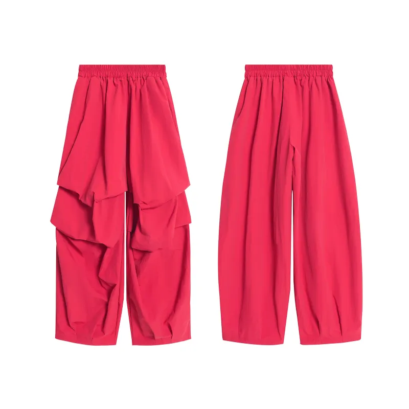 Omirad Layered Wide-Leg Utility Pants made by Omirad