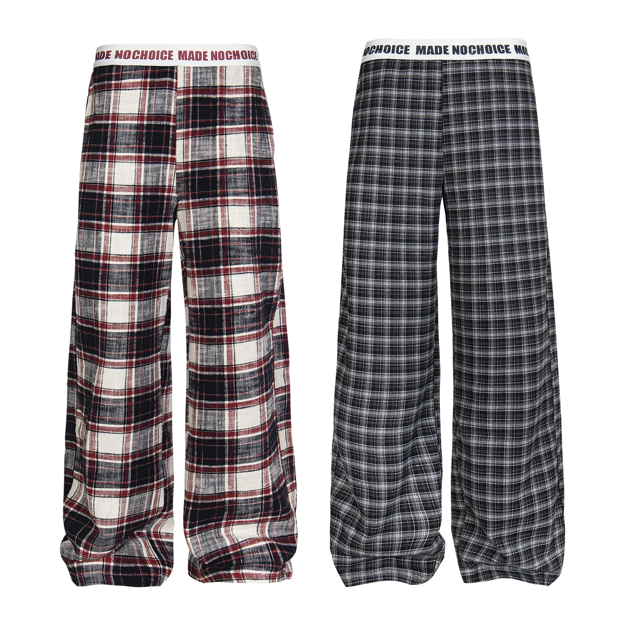 Omirad Plaid Wide-Leg Lounge Pants sold by Omirad