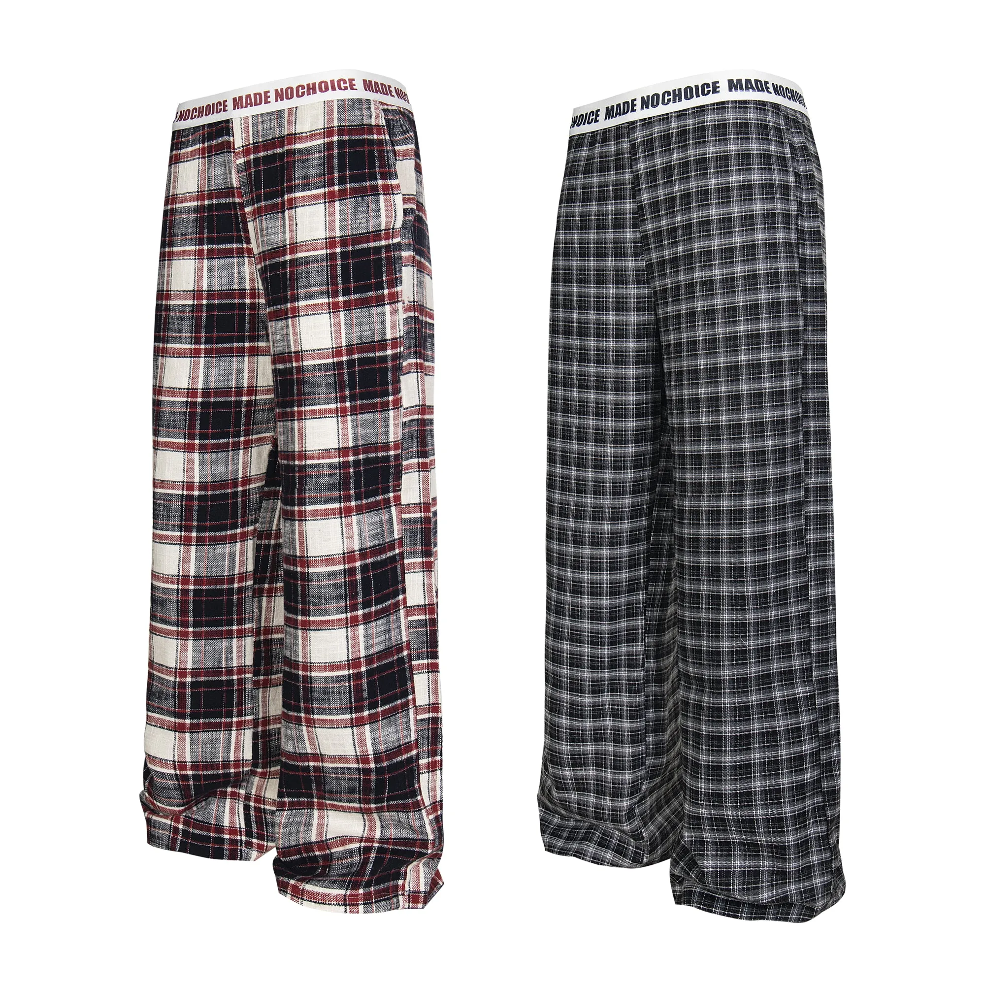 Omirad Plaid Wide-Leg Lounge Pants sold by Omirad product image thumbnail 2