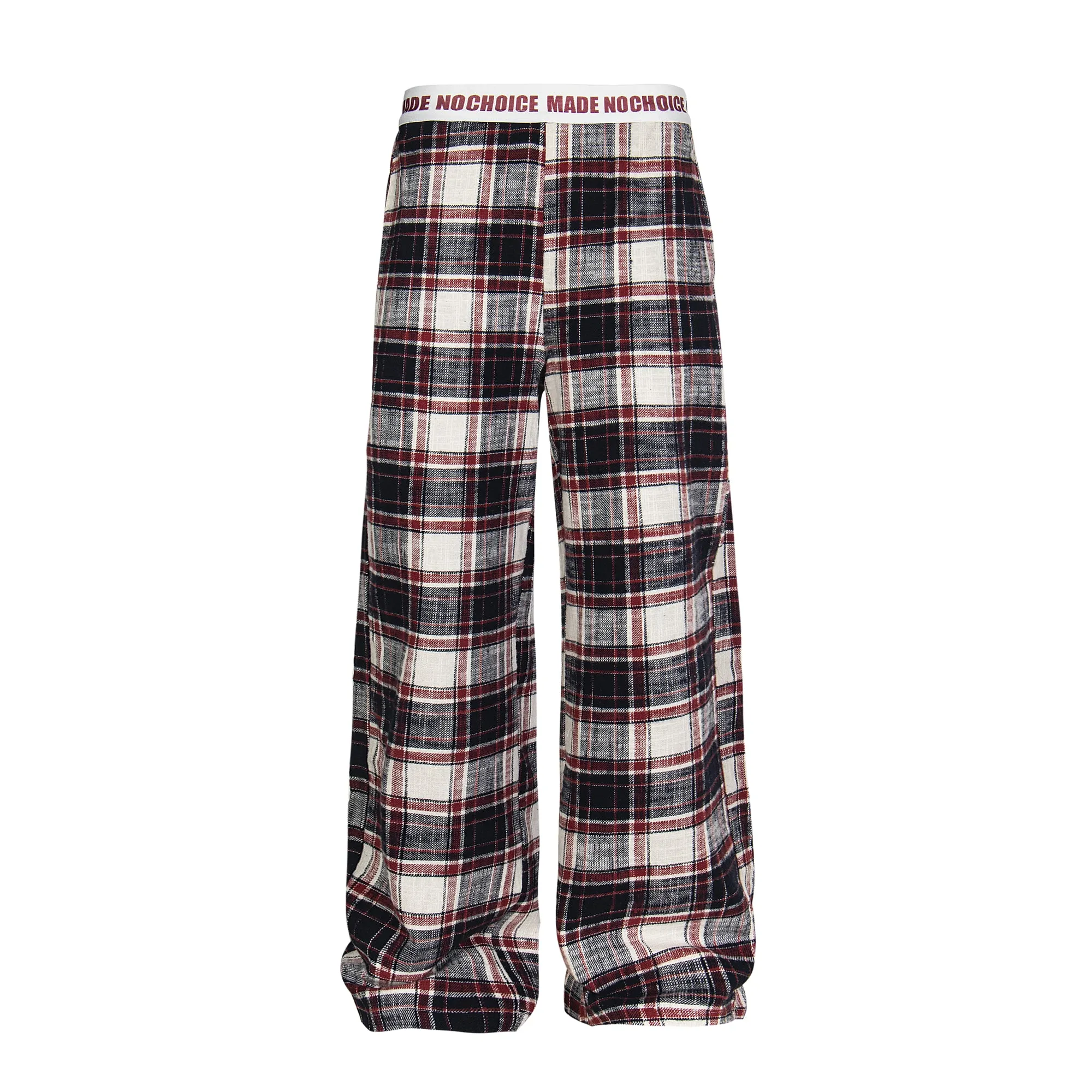 Omirad Plaid Wide-Leg Lounge Pants sold by Omirad product image thumbnail 3