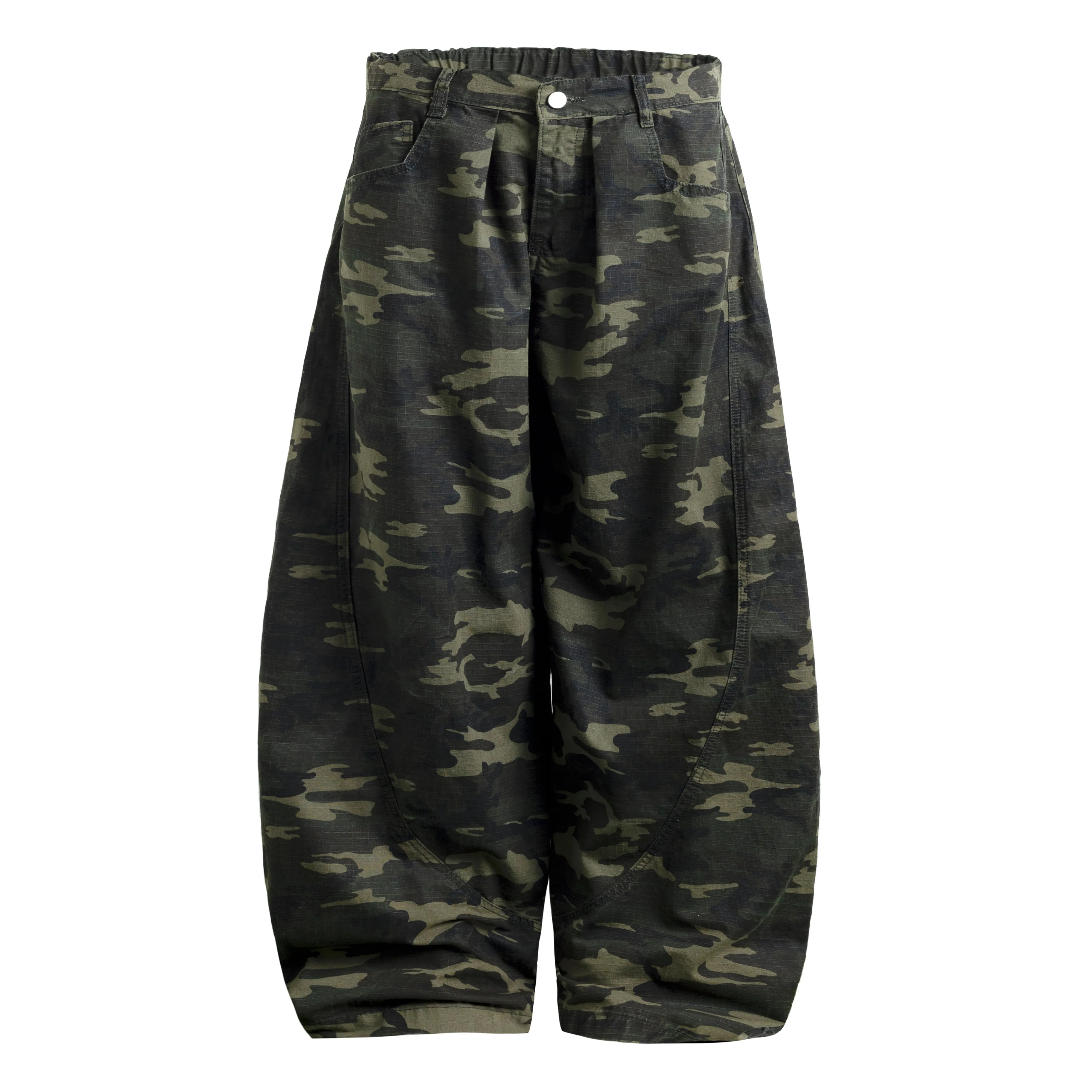 Omirad Camo Wide-Leg Cotton Pants sold by Omirad product image thumbnail 2