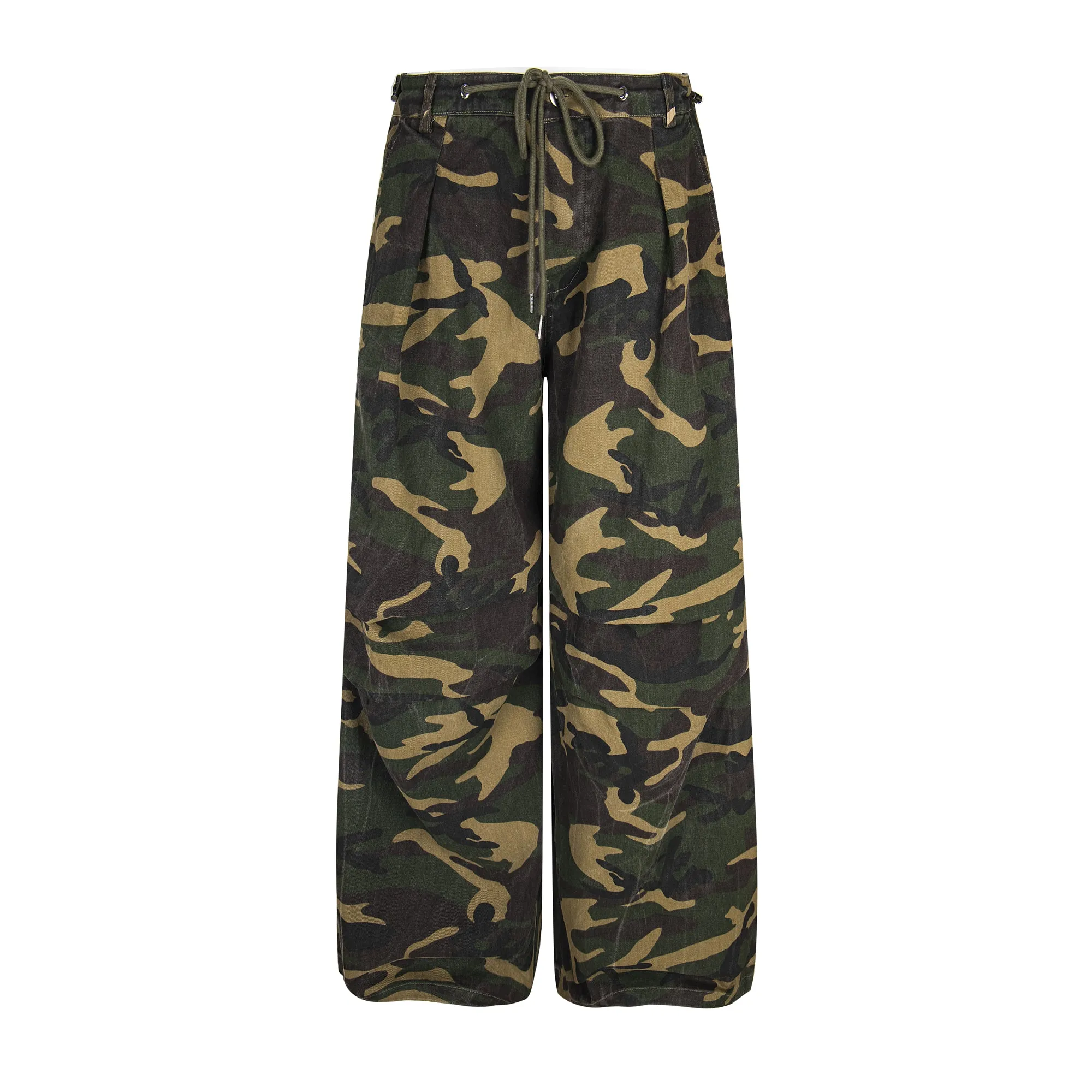 Omirad Camo Wide-Leg Cotton Pants sold by Omirad product image thumbnail 3