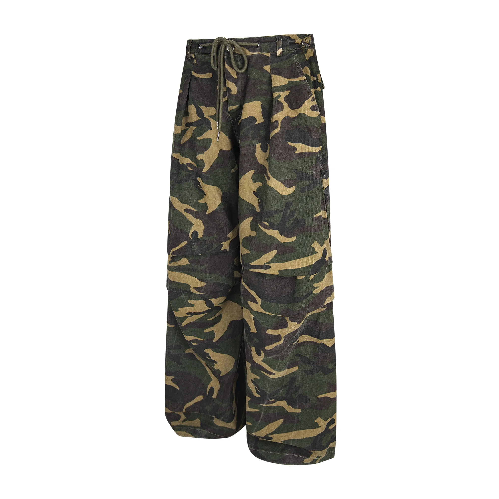 Omirad Camo Wide-Leg Cotton Pants sold by Omirad product image thumbnail 4