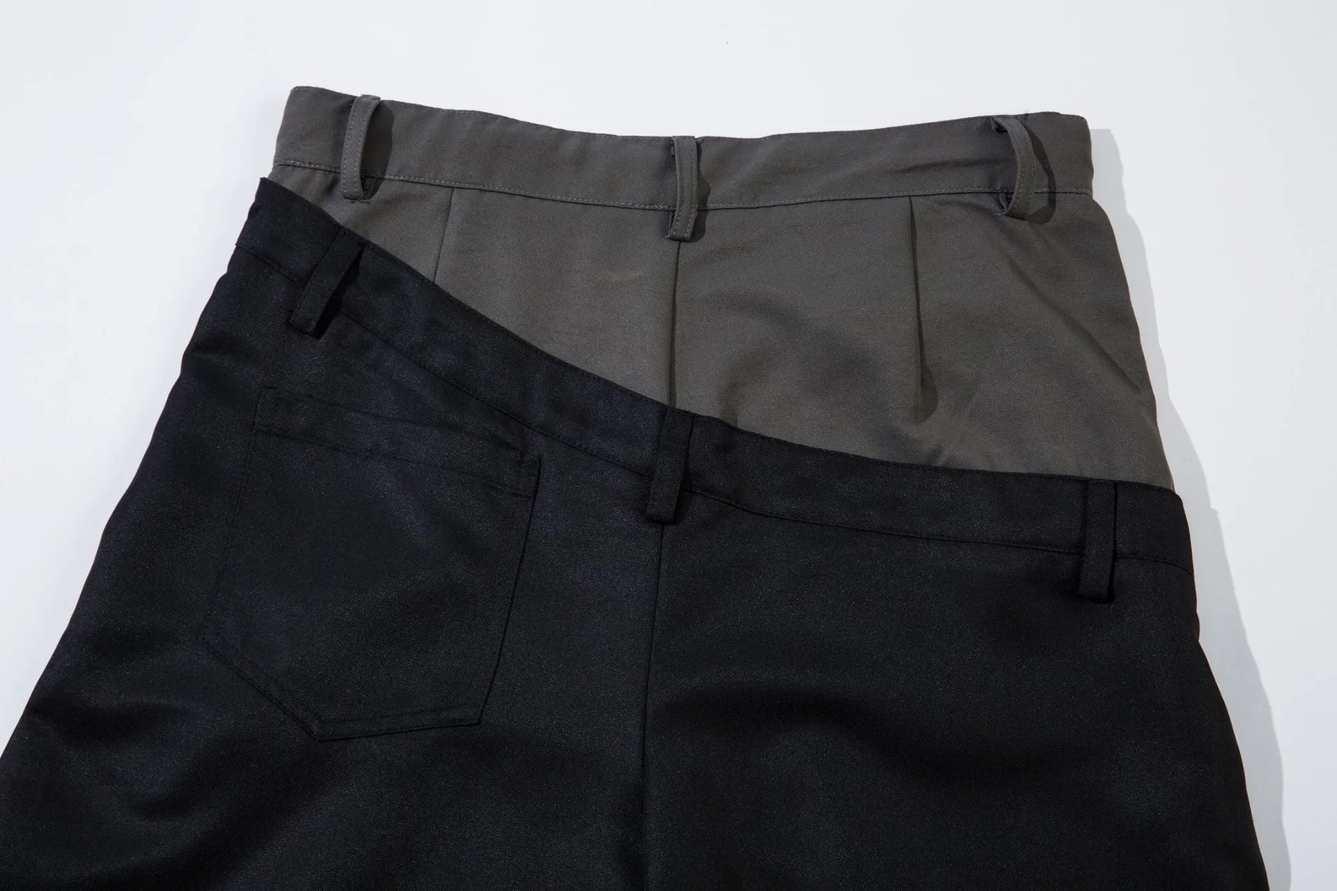 Omirad Two-Tone Panel Wide-Leg Pants sold by Omirad product image thumbnail 4