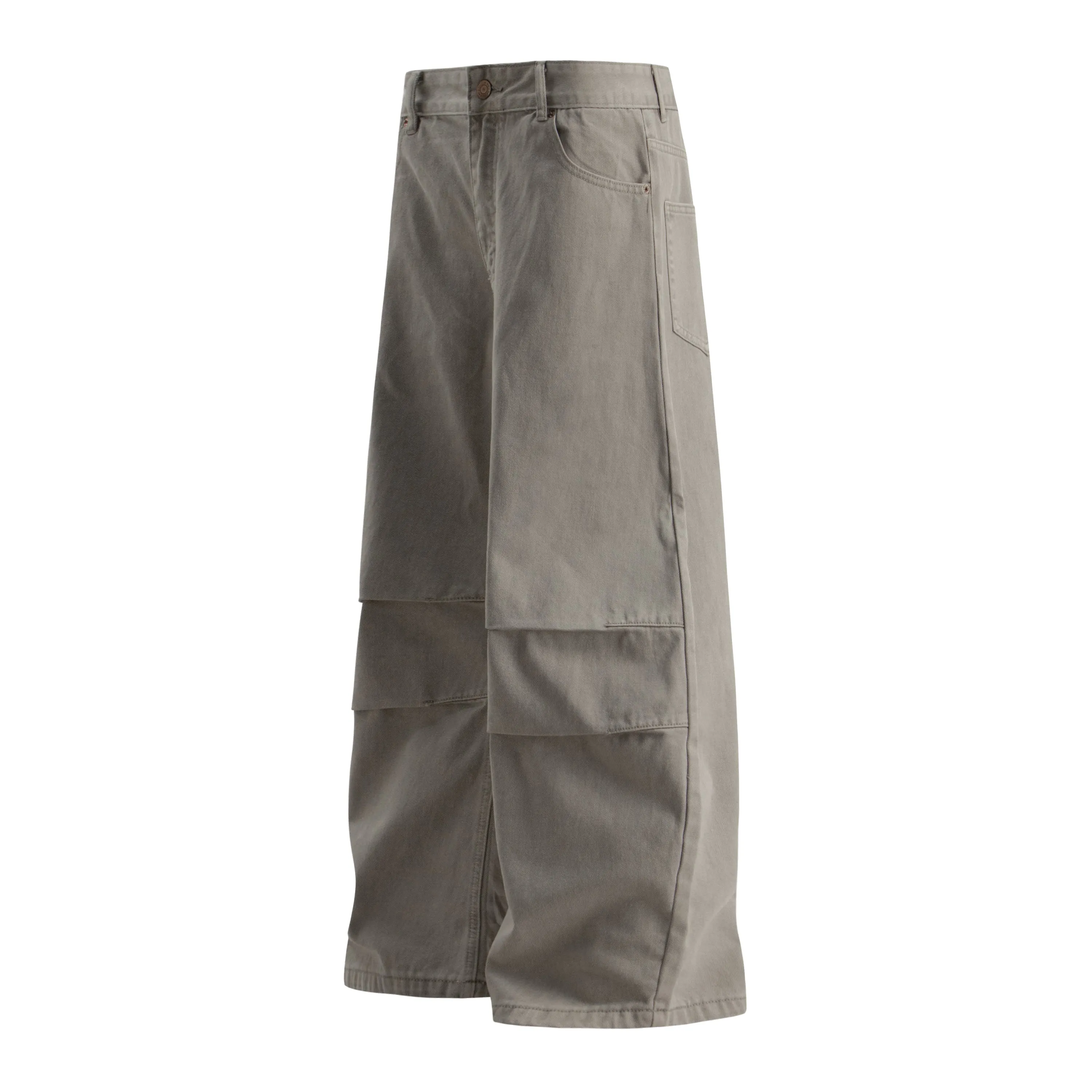 Omirad Panel Washed Wide-Leg Denim Pants sold by Omirad product image thumbnail 5