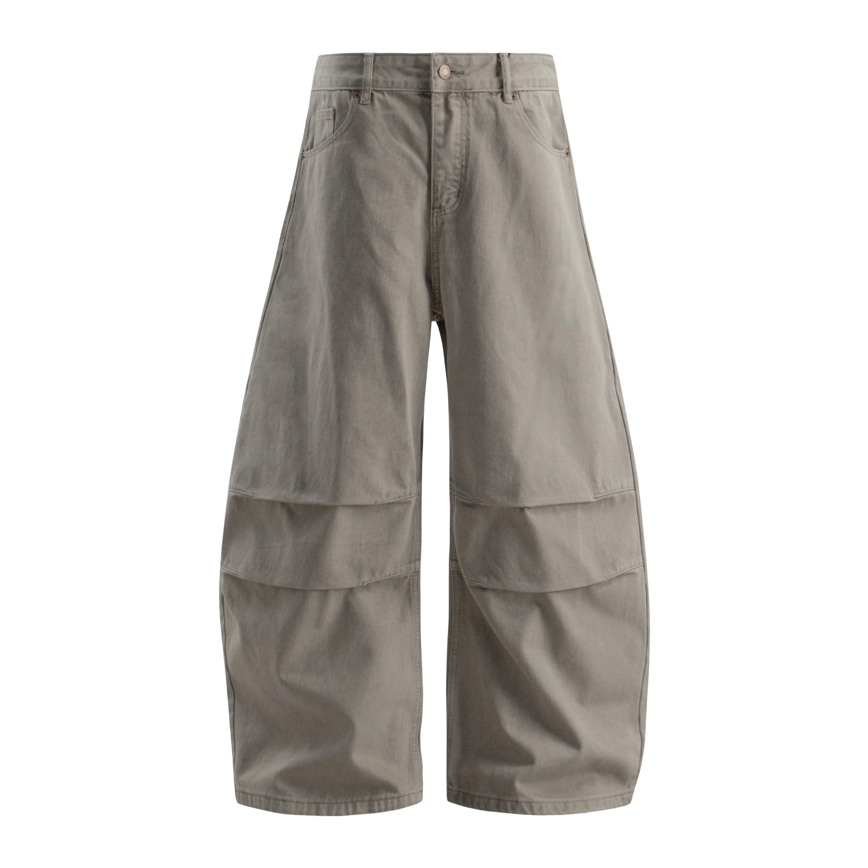 Omirad Panel Washed Wide-Leg Denim Pants sold by Omirad product image thumbnail 3