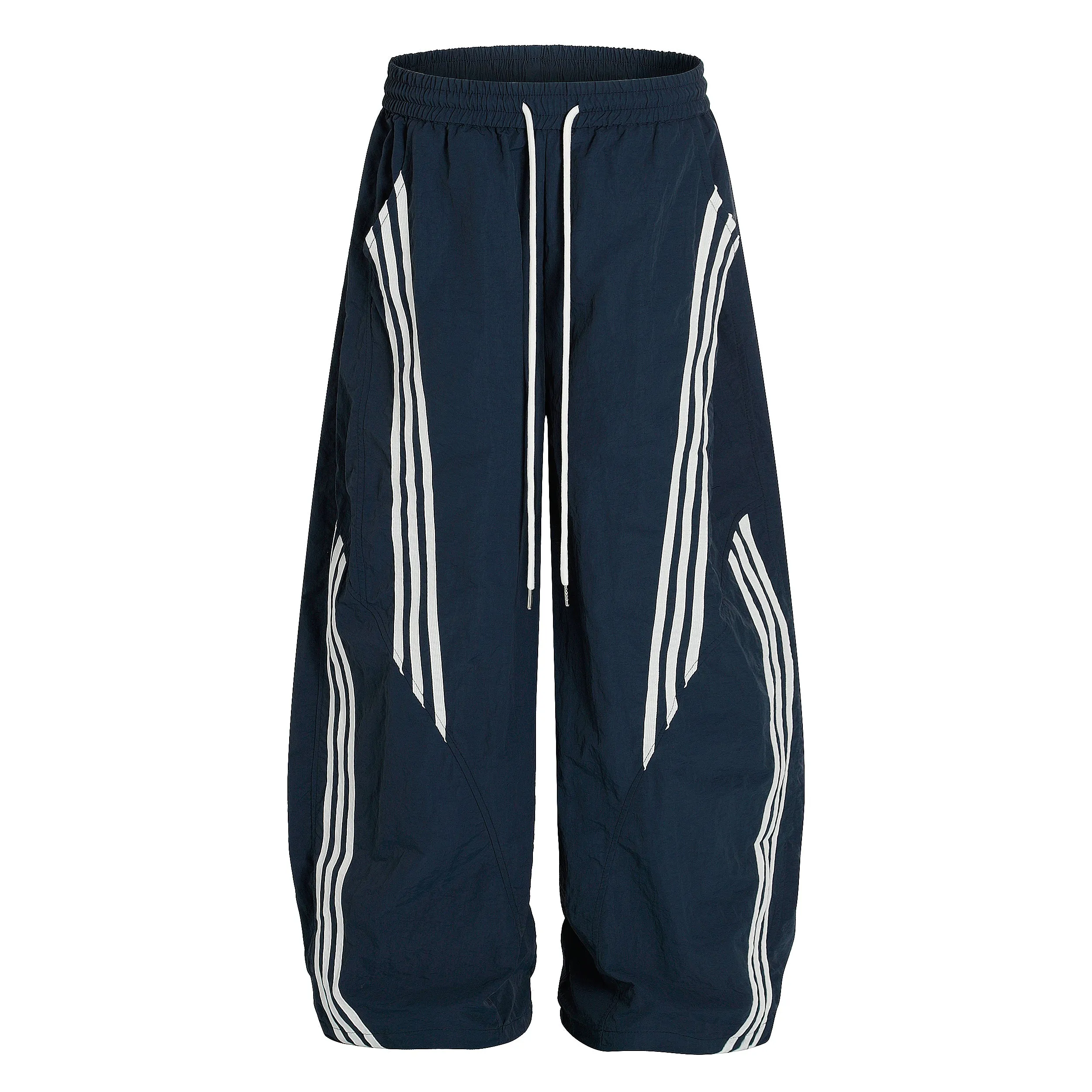 Omirad Nylon Multi-Stripe Track Wide-Leg Pants sold by Omirad product image thumbnail 3