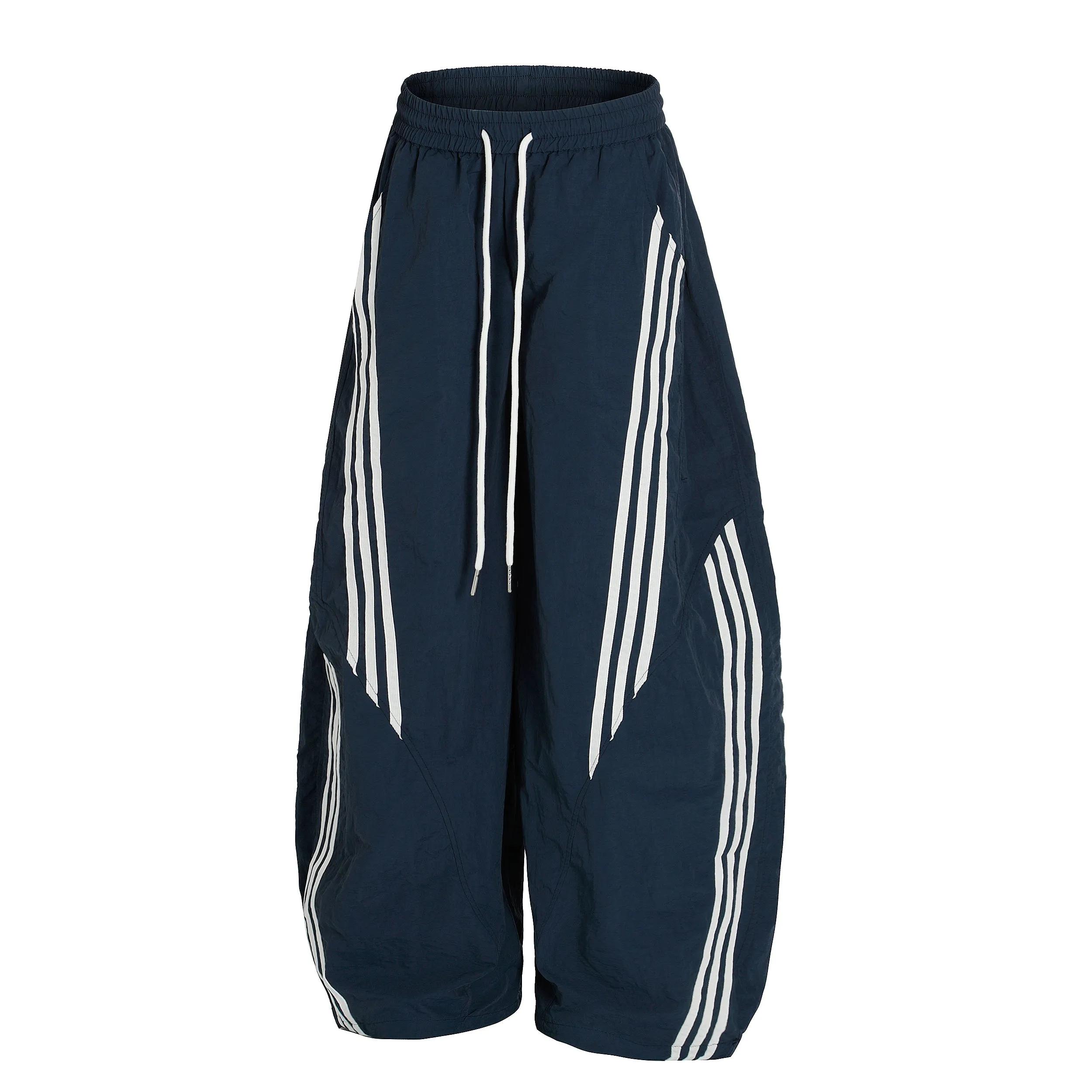 Omirad Nylon Multi-Stripe Track Wide-Leg Pants sold by Omirad product image thumbnail 4