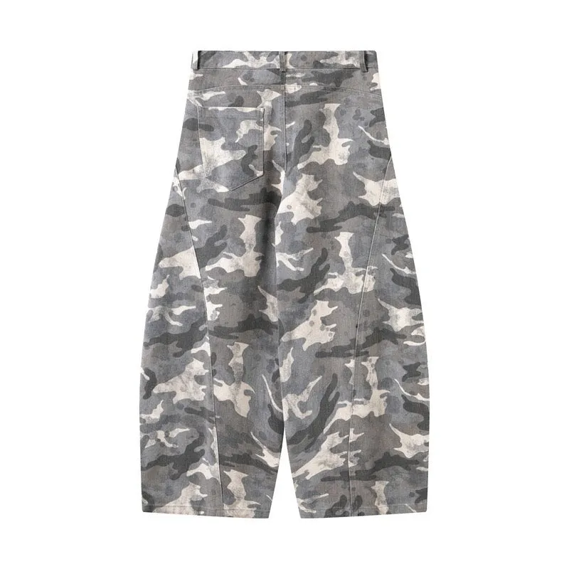 Omirad Camo Wide-Leg Denim Pants sold by Omirad product image thumbnail 2