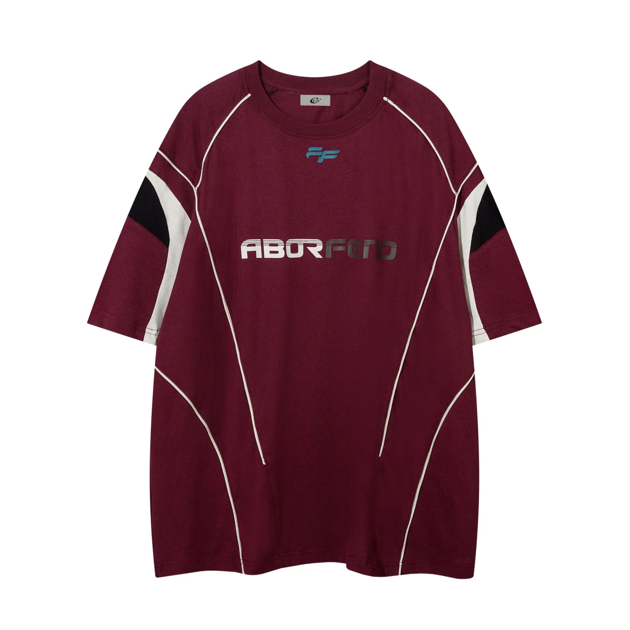 Omirad ABORFEND Paneled Jersey Tee sold by Omirad product image thumbnail 2