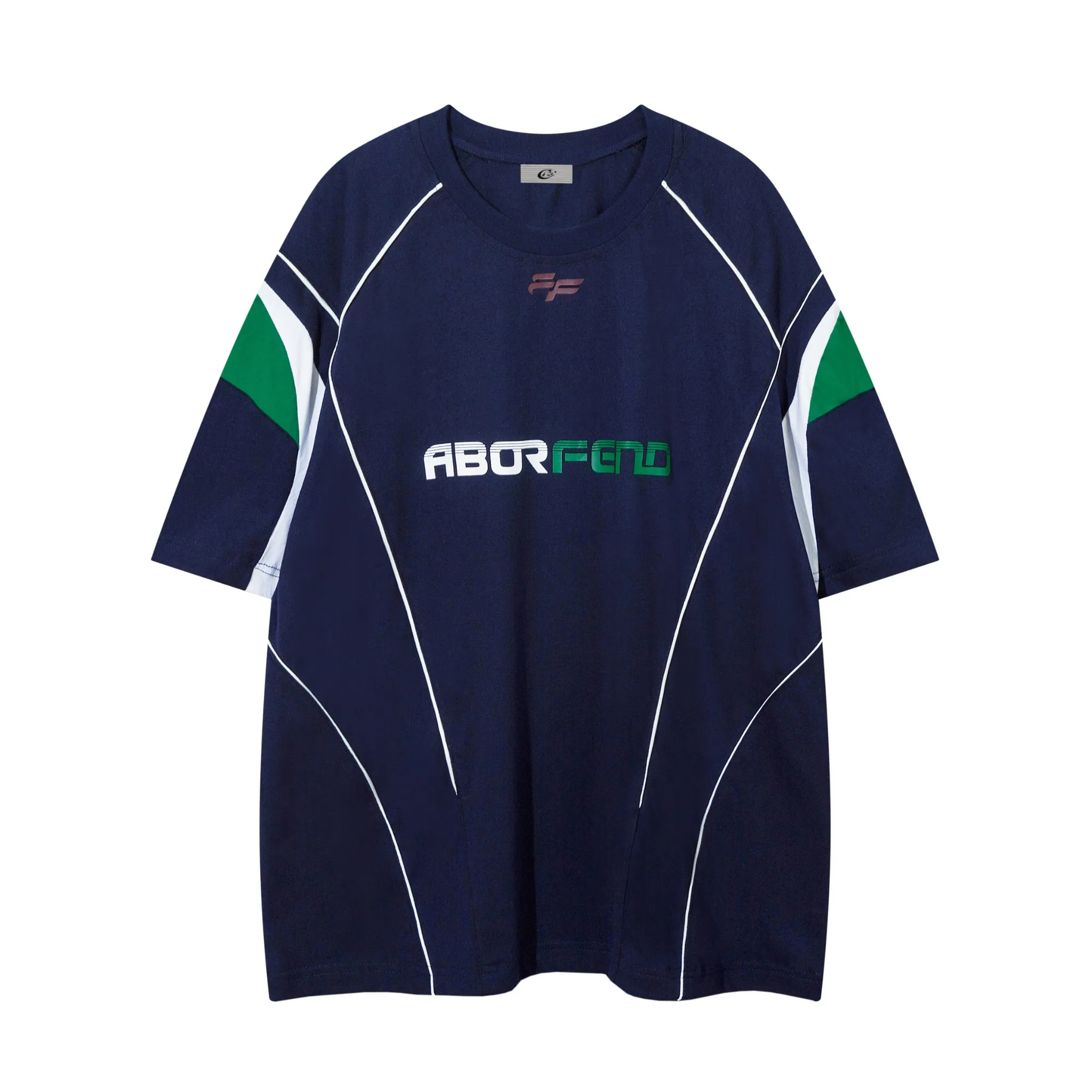 Omirad ABORFEND Paneled Jersey Tee sold by Omirad product image thumbnail 5