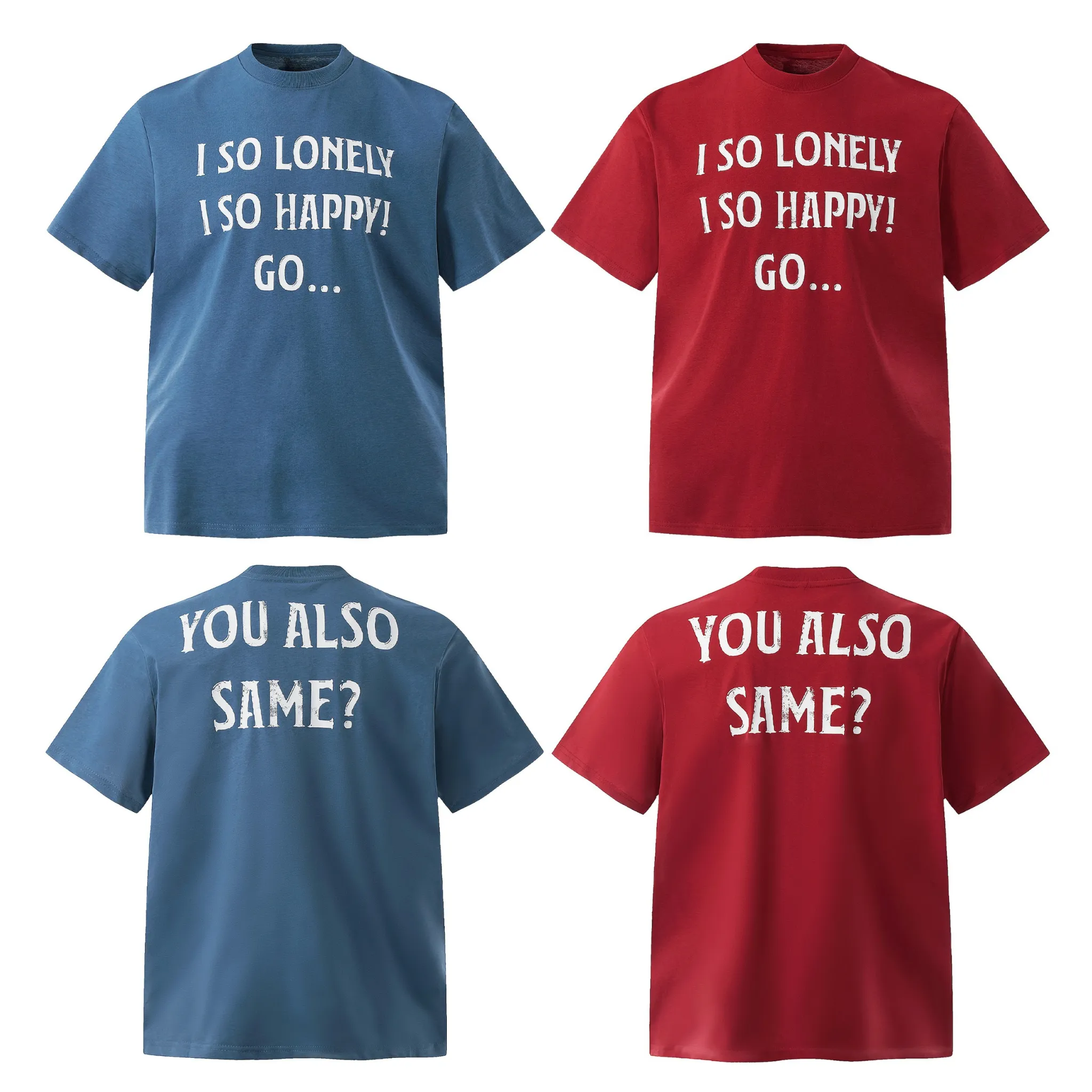 Omirad “Lonely Happy” Graphic Tee sold by Omirad