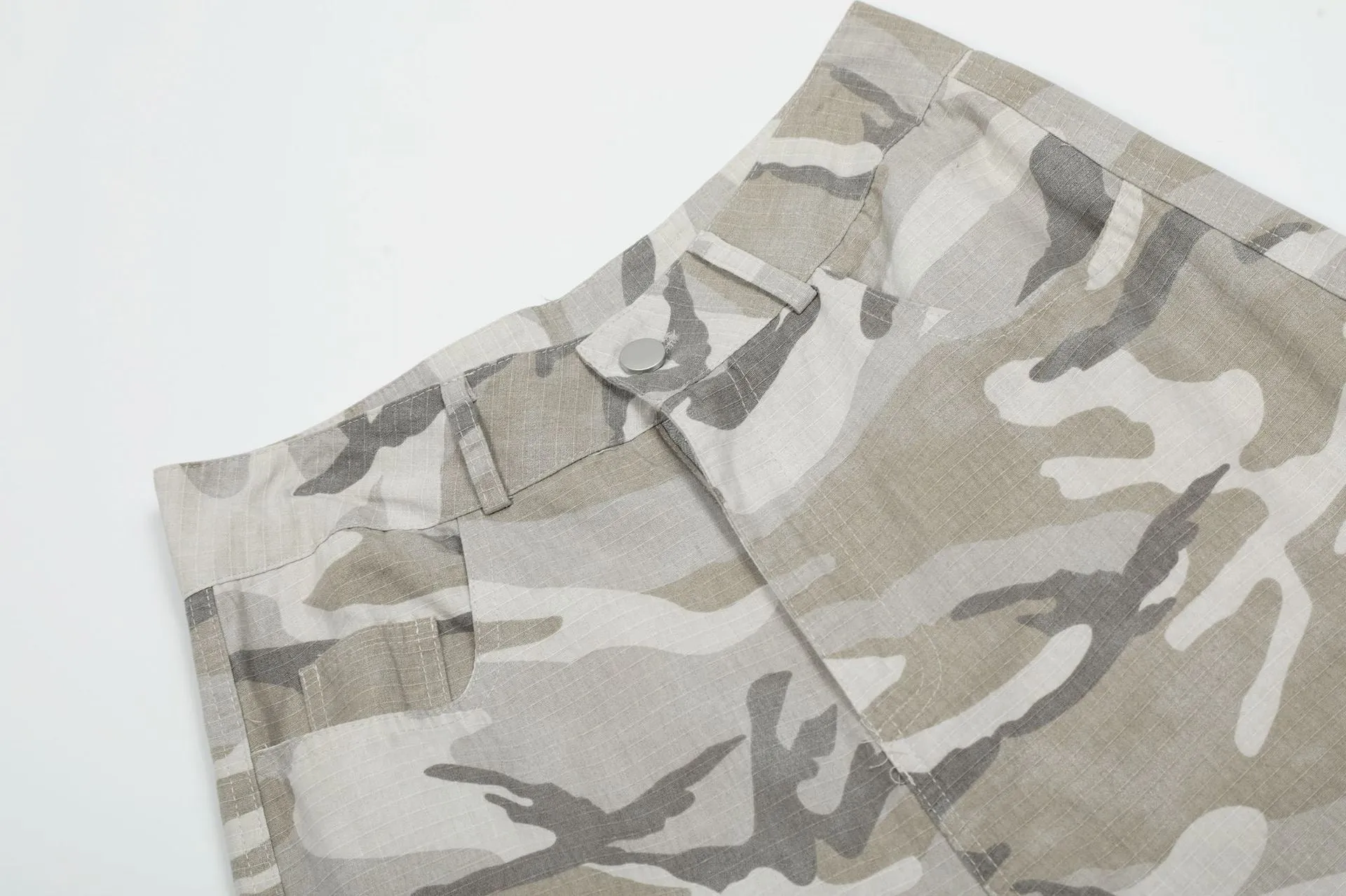 Omirad Arctic Camo Paneled Wide-Leg Pants sold by Omirad product image thumbnail 4