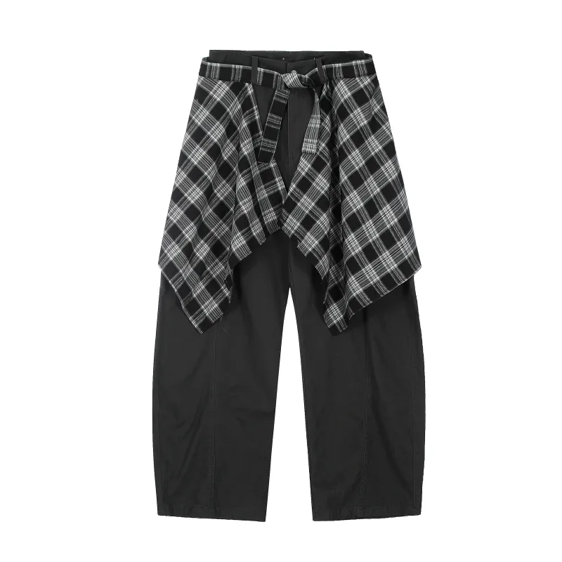 Omirad Layered Flannel Tie Pants made by Omirad