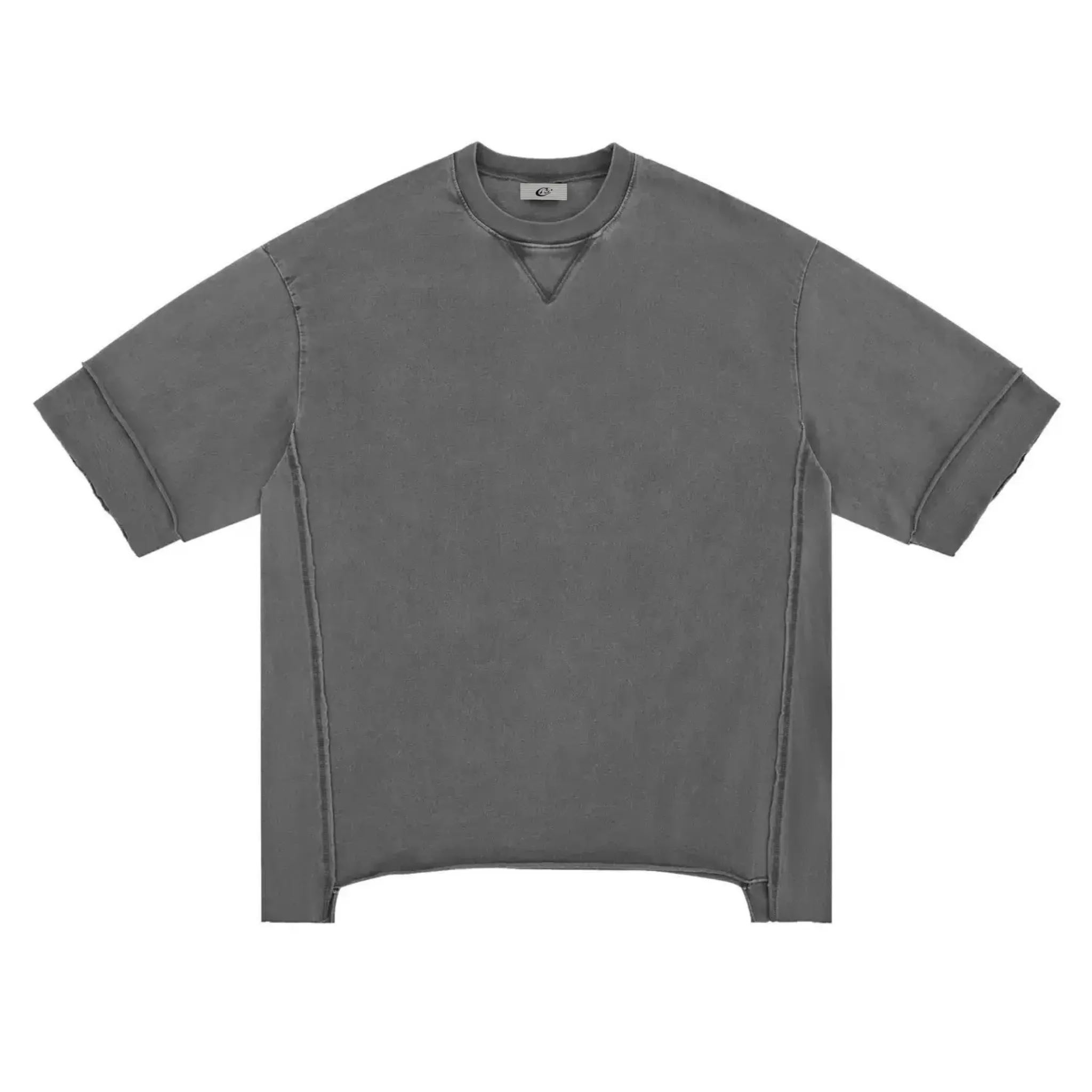 Omirad Vintage Washed Split-Hem Tee sold by Omirad