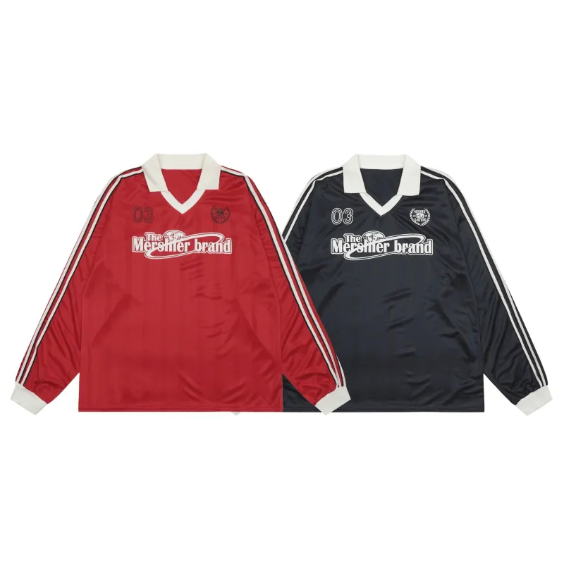 Omirad Retro Varsity Stripe Long-Sleeve Jersey made by Omirad