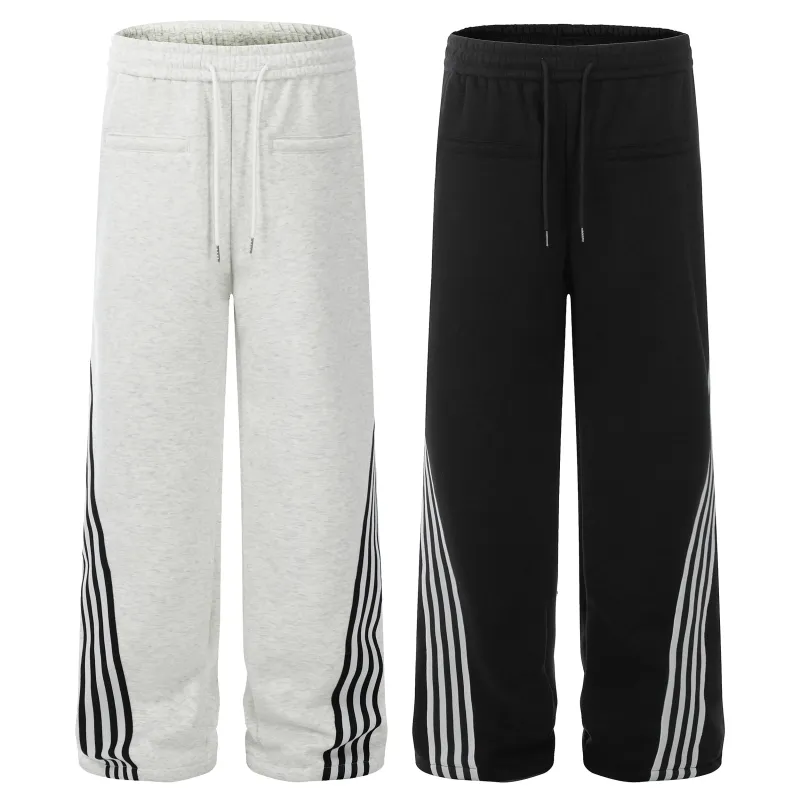 Omirad Gradient Stripe Wide-Leg Sweatpants made by Omirad