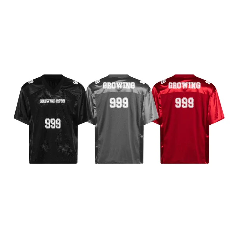 Omirad Metallic Varsity Mesh Jersey Tee made by Omirad