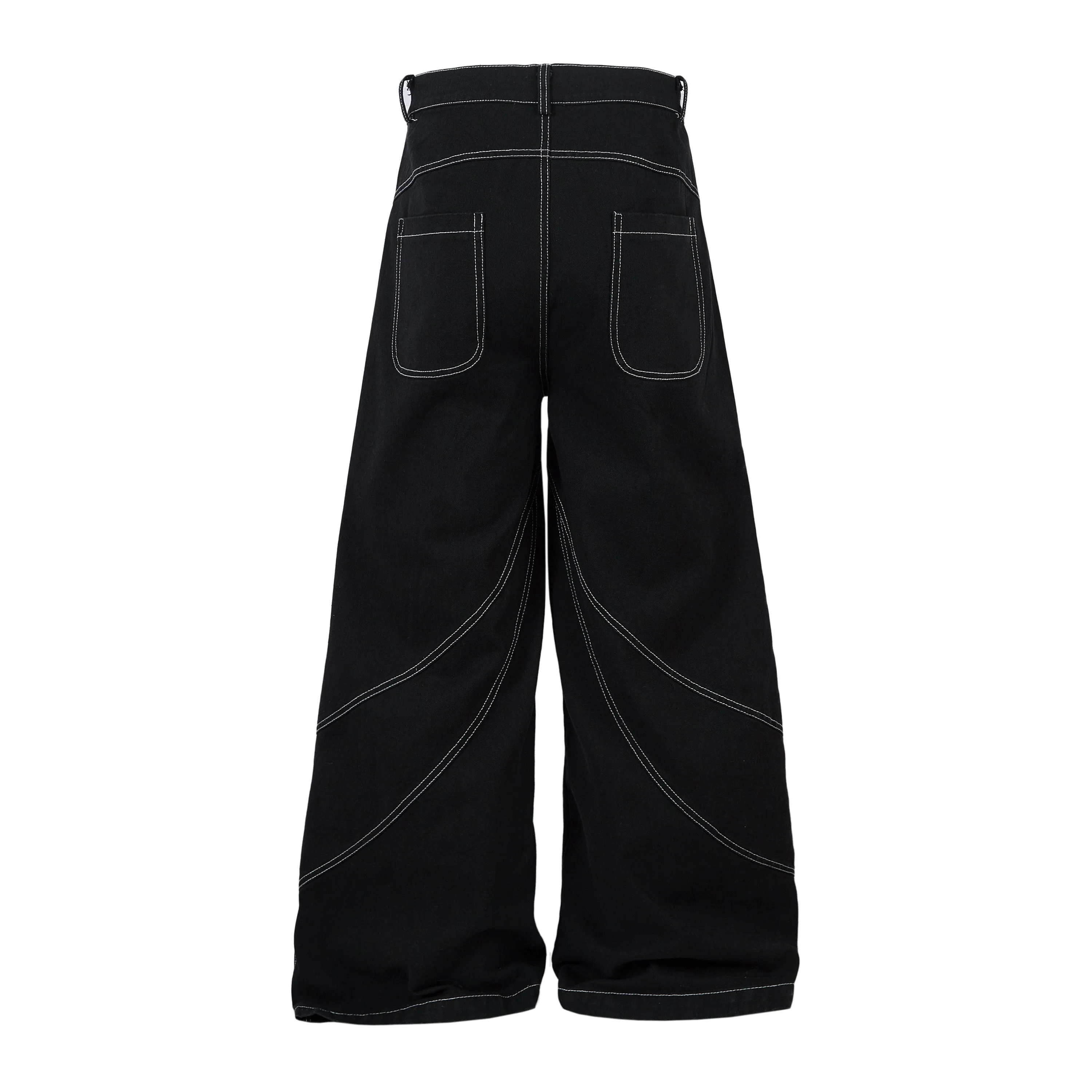 Omirad Tribal Stitch Wide-Leg Jeans sold by Omirad product image thumbnail 3