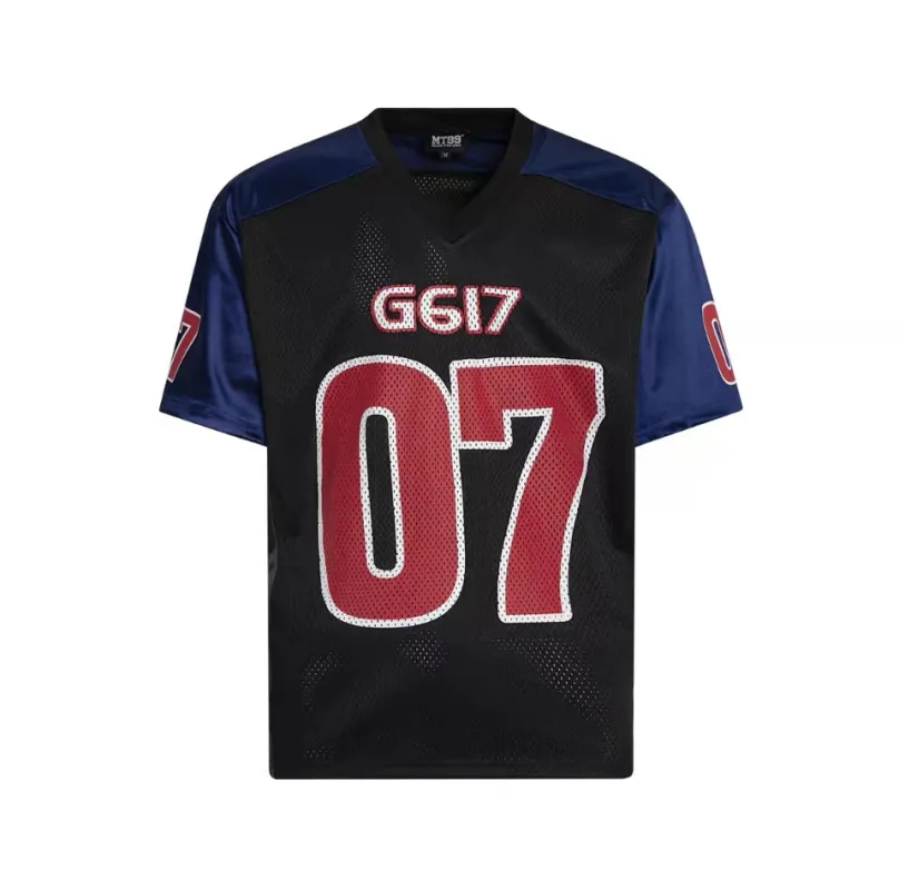 Omirad Varsity Block Mesh Jersey Tee made by Omirad