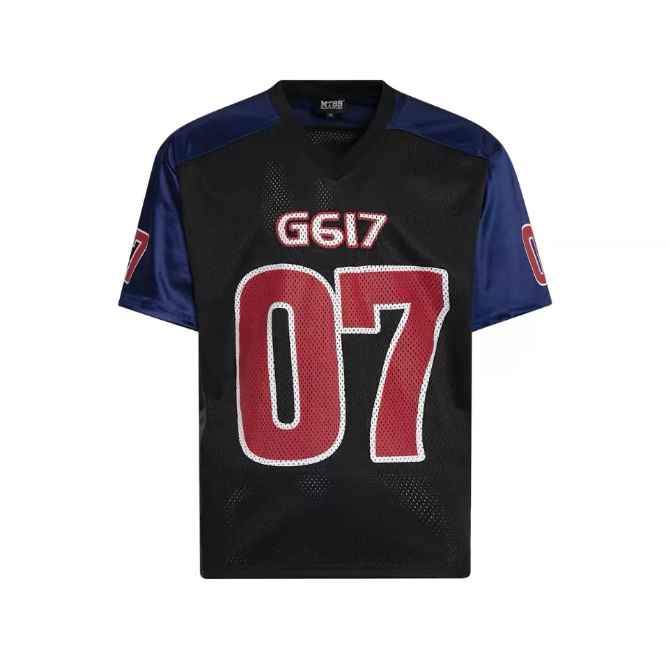 Omirad Varsity Block Mesh Jersey Tee sold by Omirad