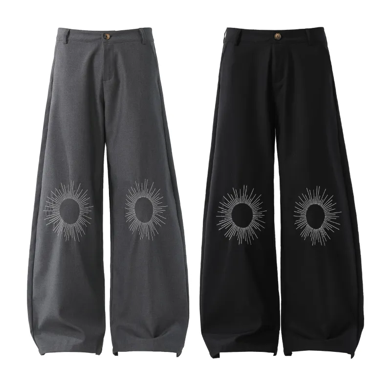 Omirad Radiant Symbol Wide-Leg Pants made by Omirad