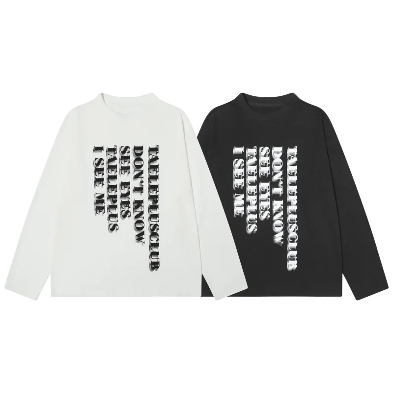 Omirad Vertical Shadow Graphic Long Sleeve Tee made by Omirad